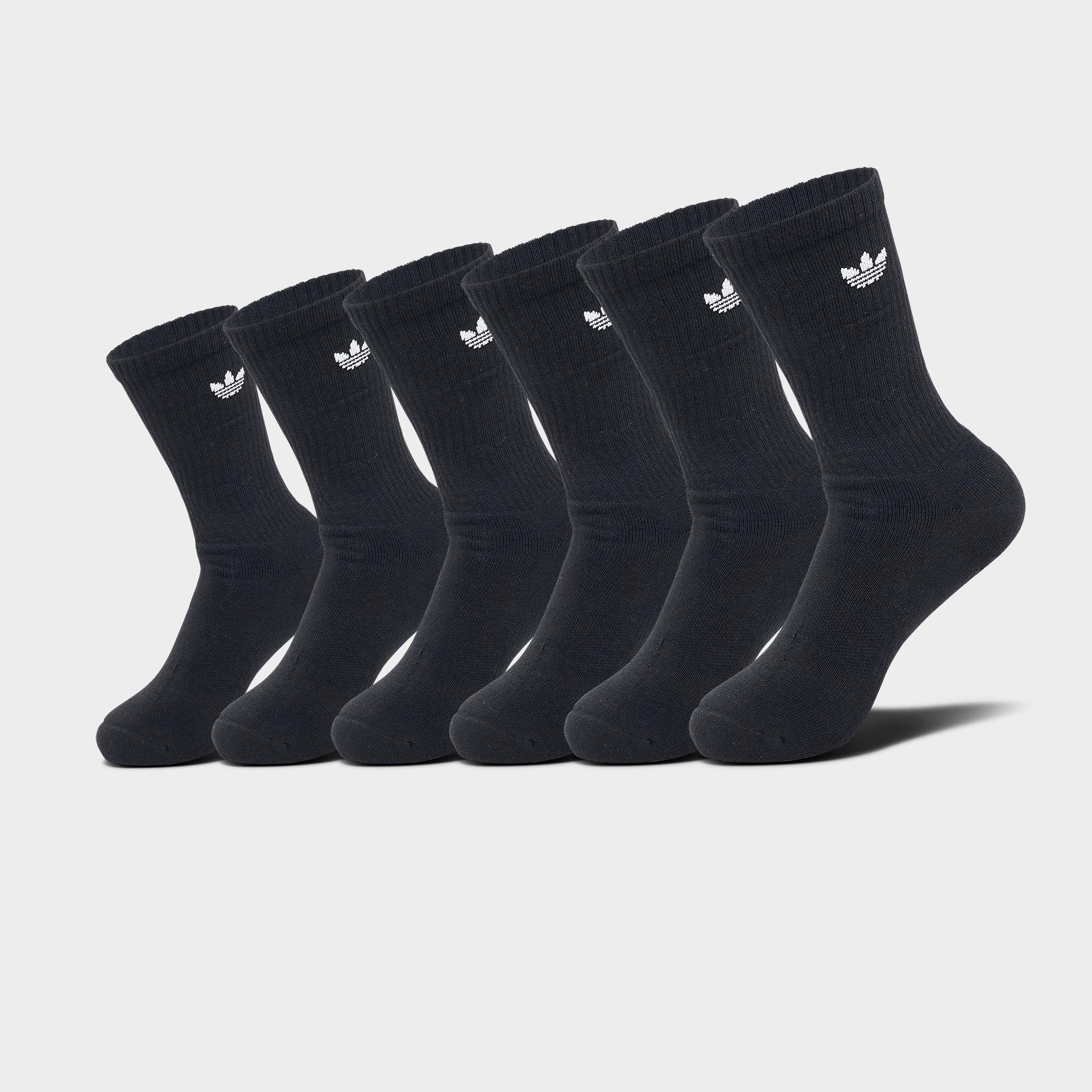 adidas Originals Trefoil Cushion Crew Socks (6-Pack)