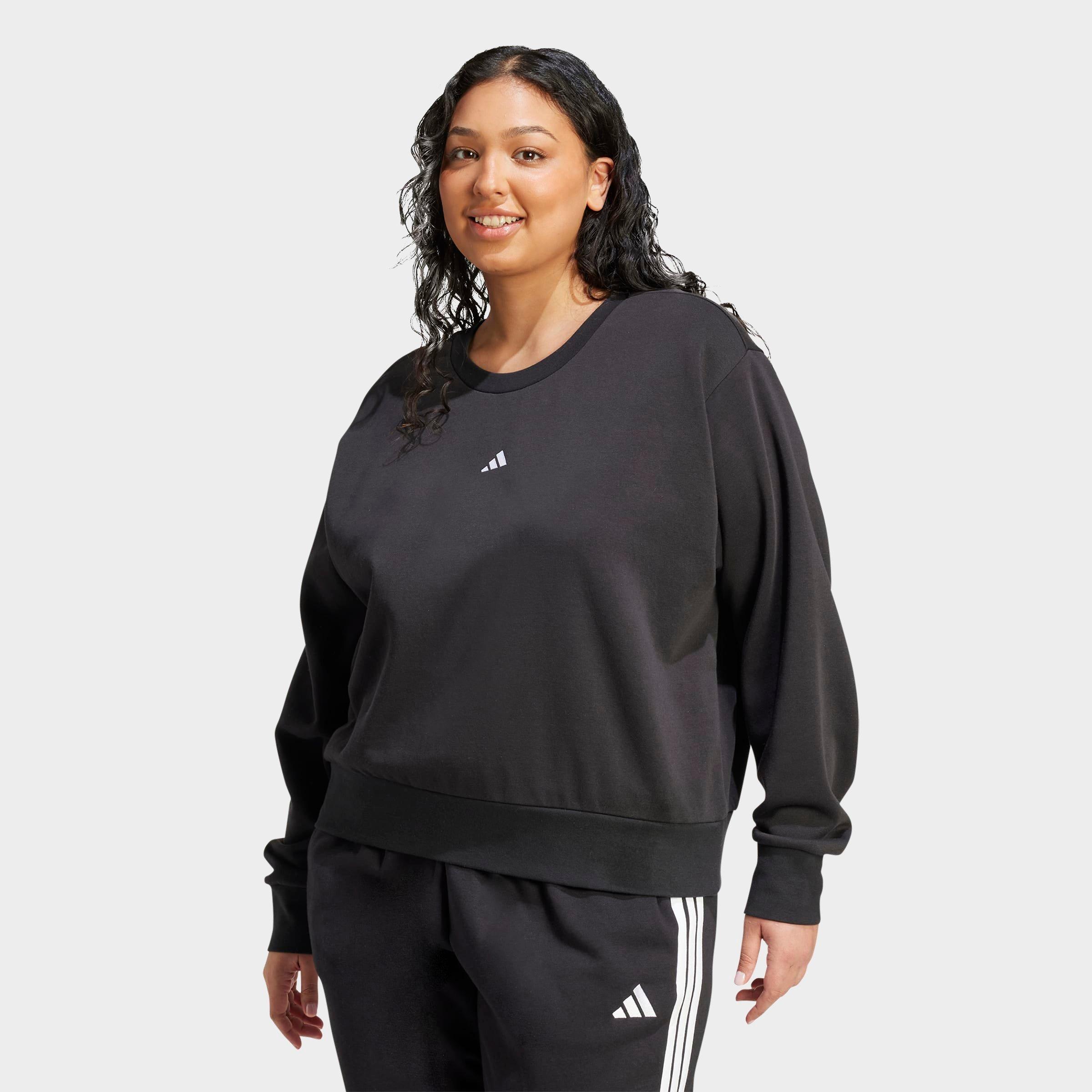 adidas Sportswear Essentials Small Logo Feel Cozy Sweatshirt (Plus Size)