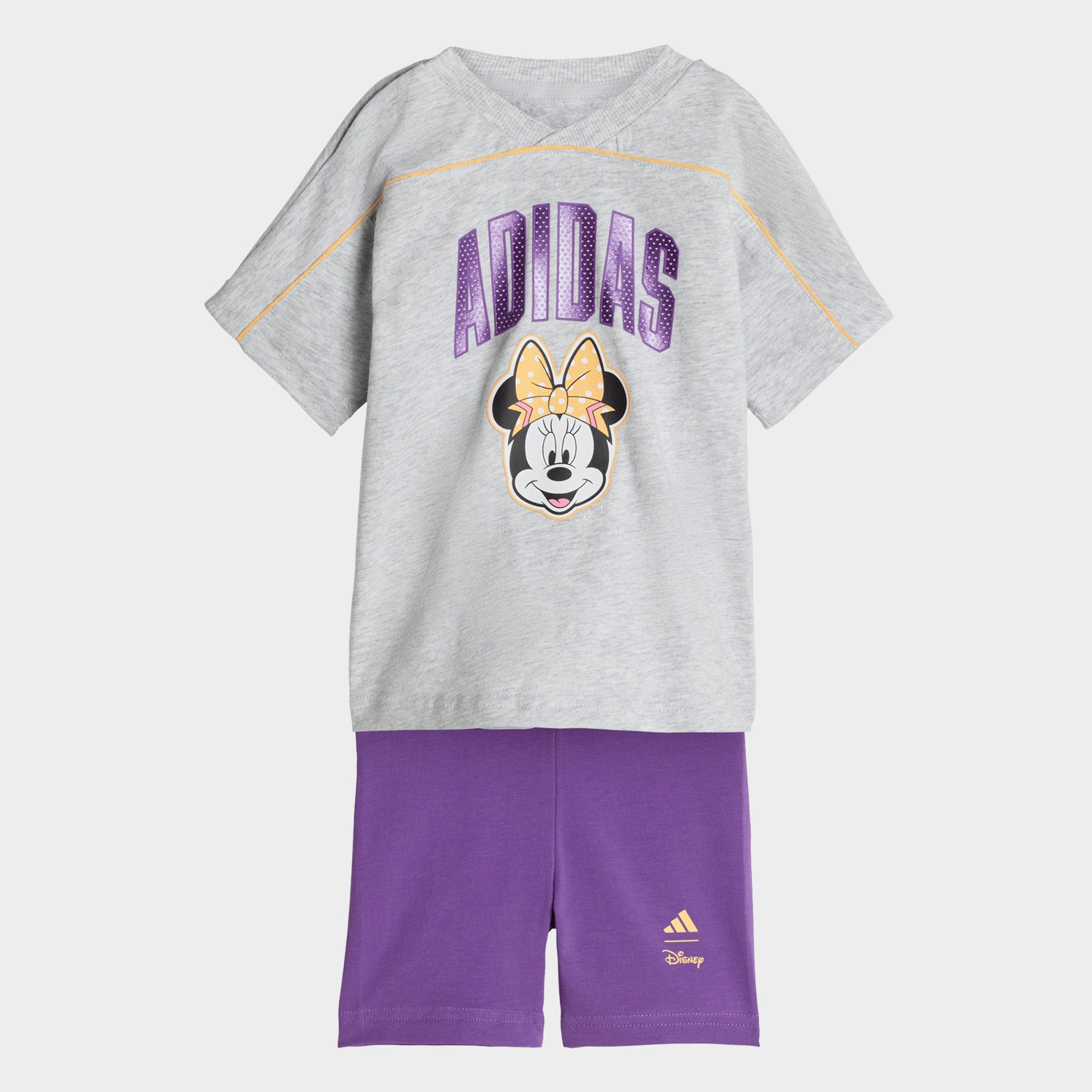 and adidas x Disney Minnie Mouse T-Shirt and Bike Shorts Set