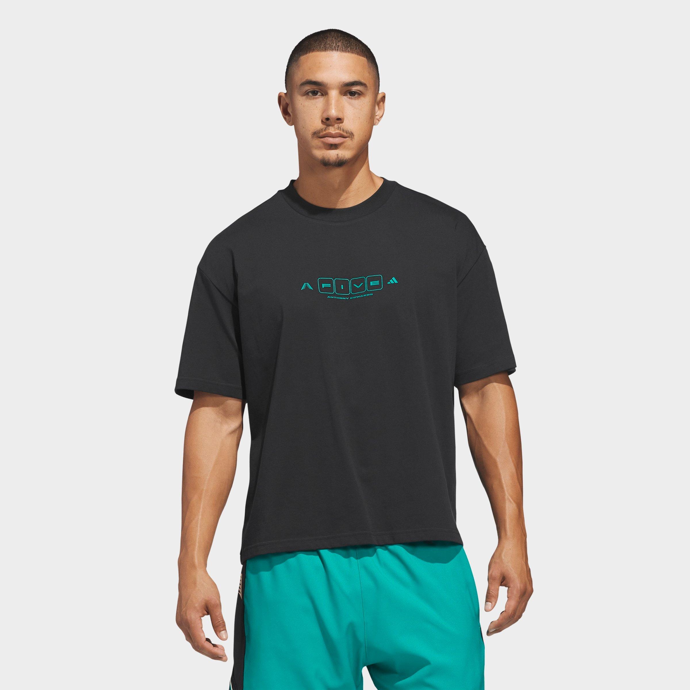 adidas Anthony Edwards World of 5 Basketball T-Shirt