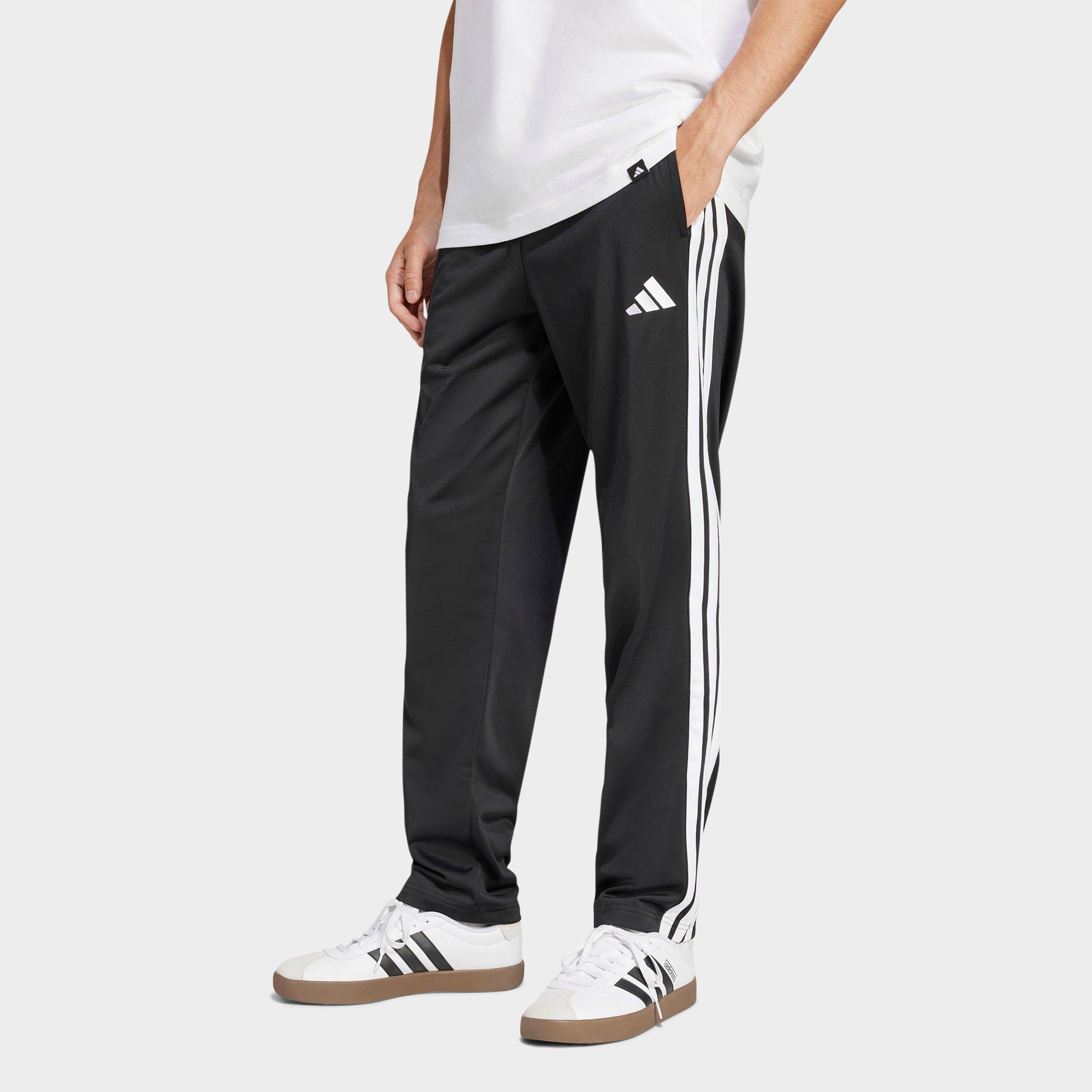 adidas 3-Stripes Tricot Open Hem Track Pants