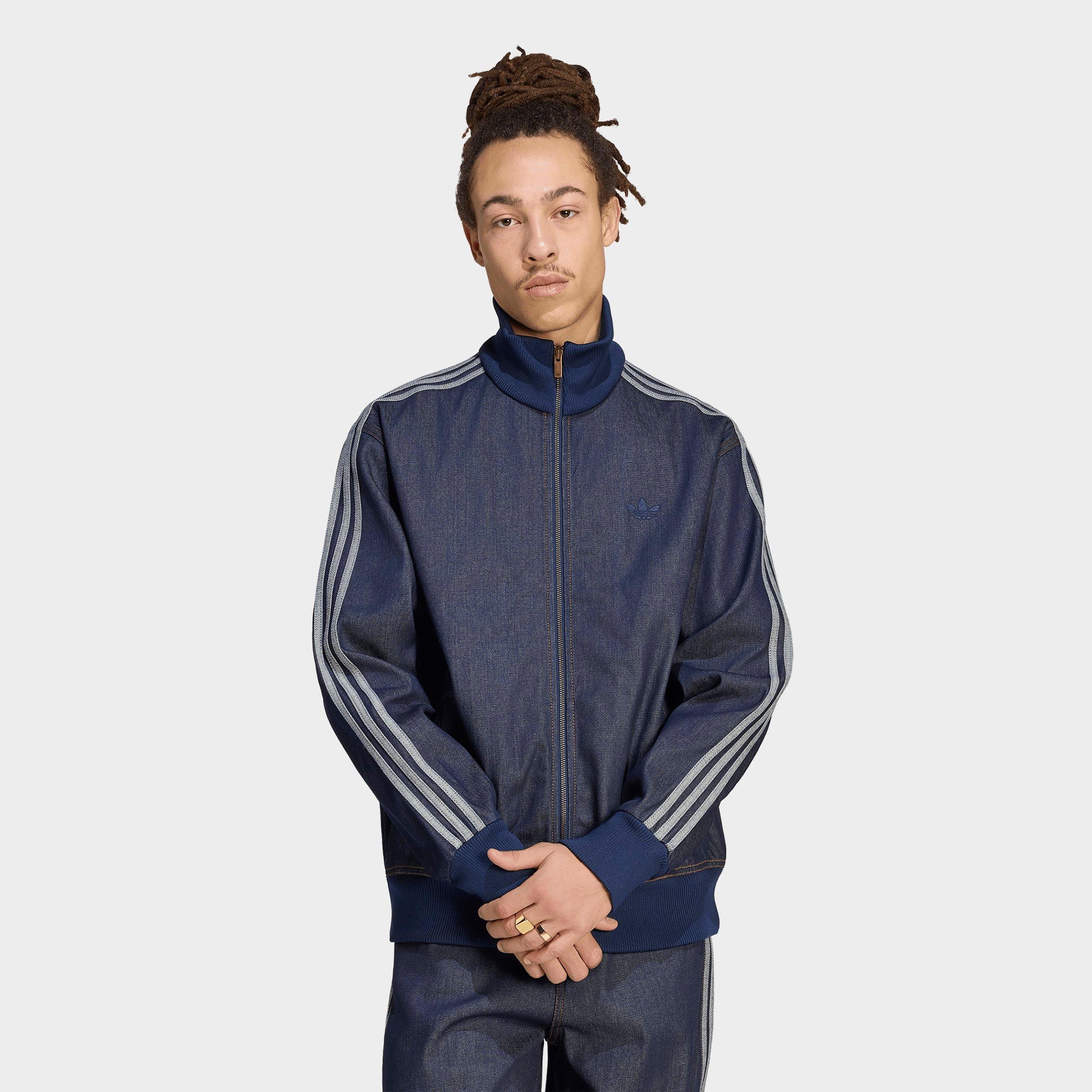 adidas Originals Firebird Adicolor Raw Denim Track Top