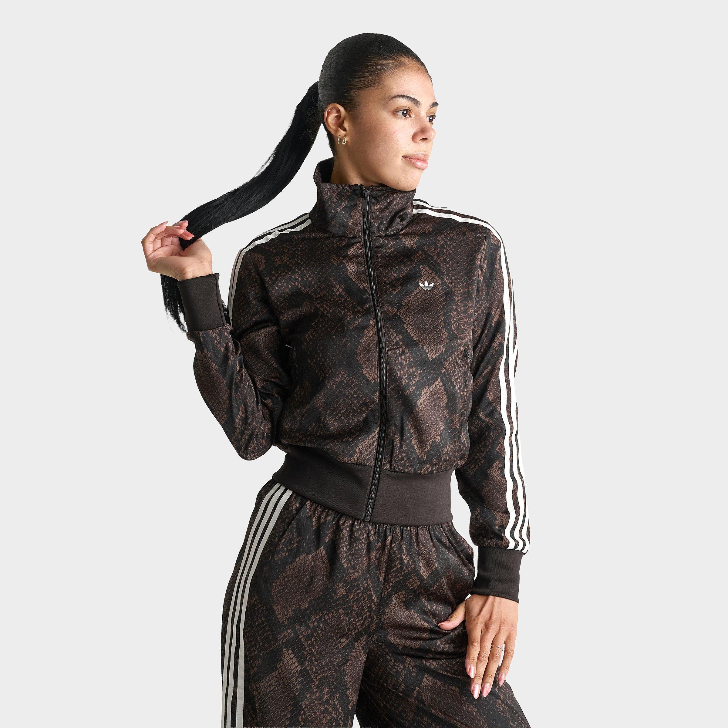adidas Originals Satin Snake Print Firebird Track Jacket