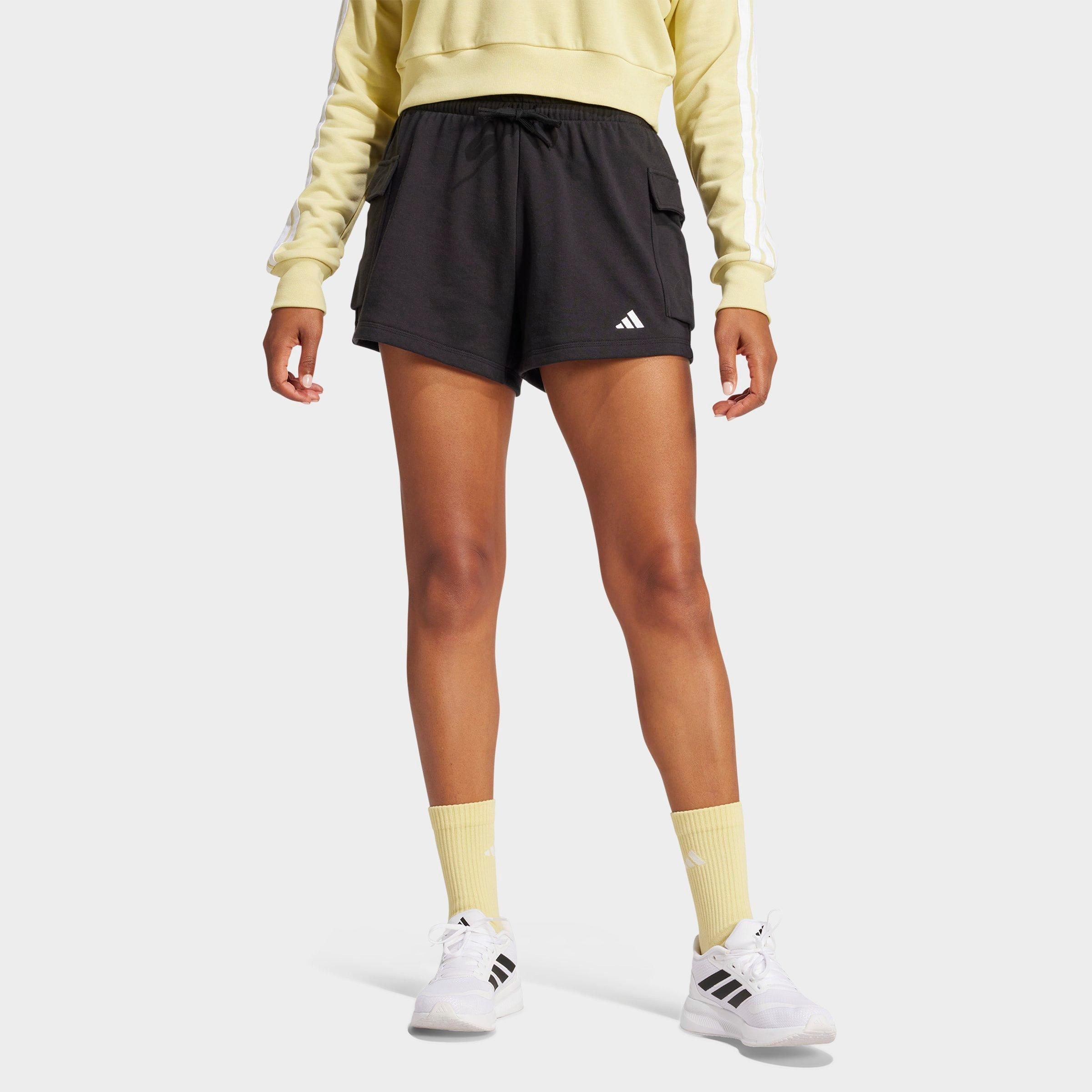 adidas Essentials Small Logo French Terry Cargo Shorts