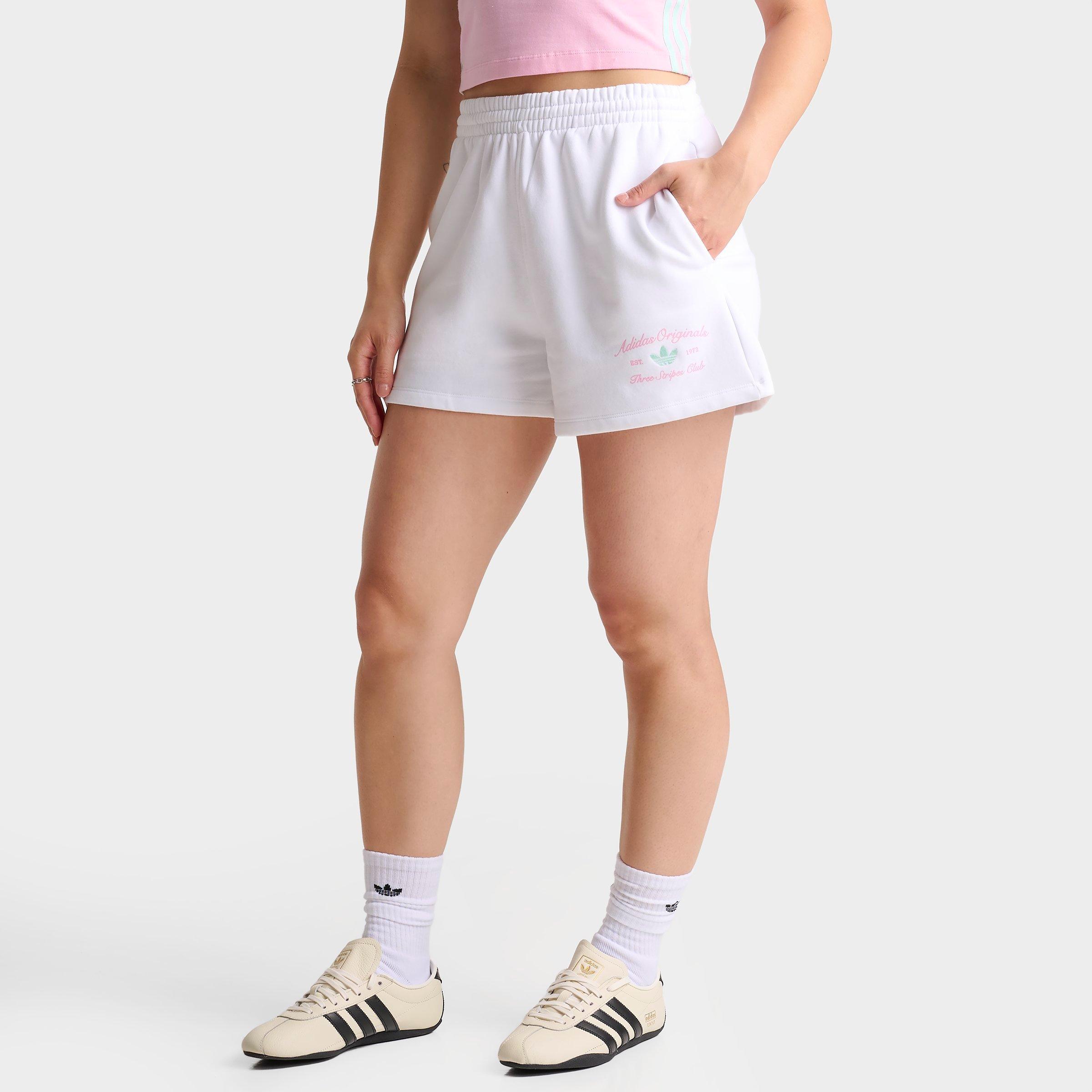 adidas Originals Classic Sport Script Logo Fleece Shorts
