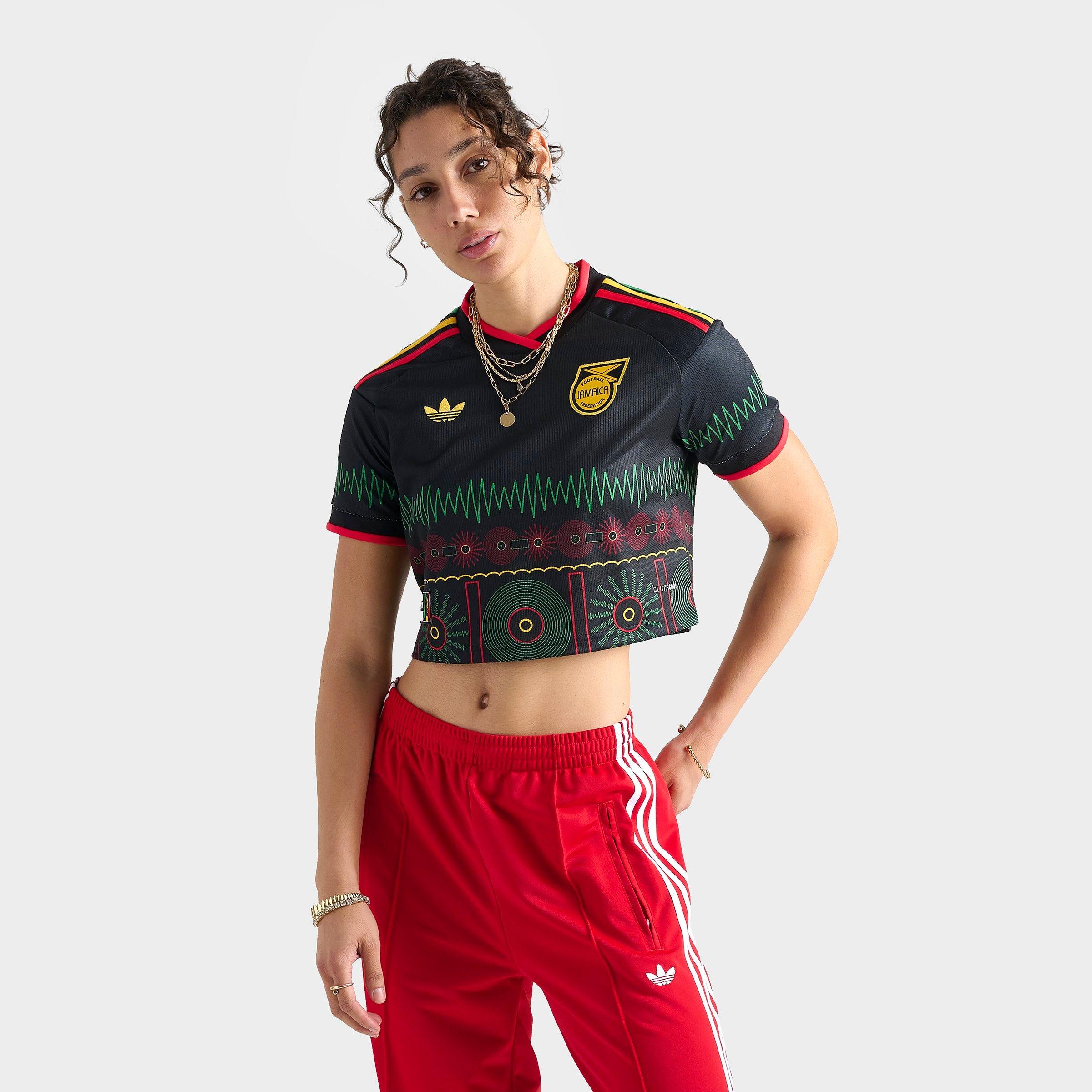 adidas Originals Jamaica 26 x Bob Marley Away Cropped Jersey