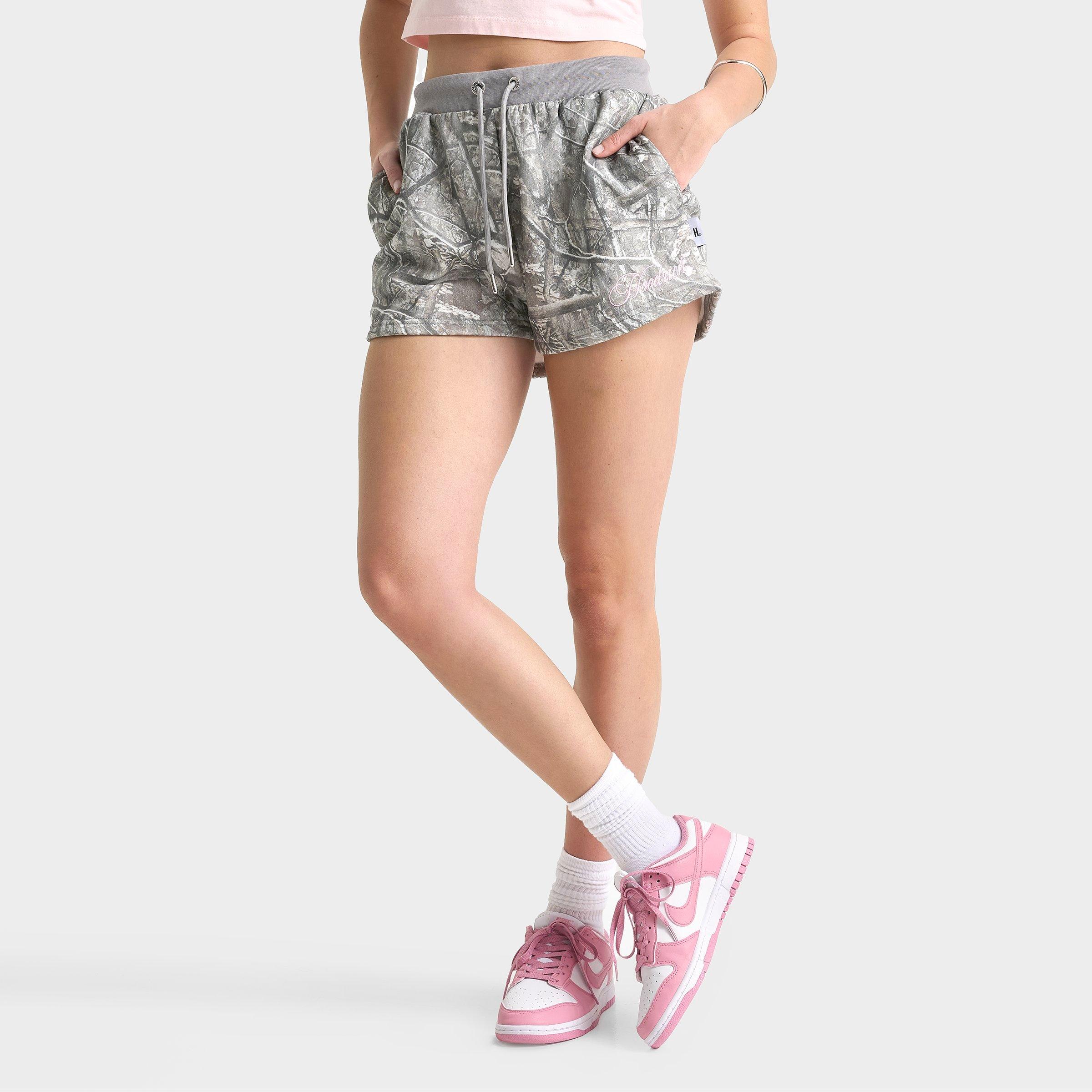 Hoodrich Woodland Camo Mini Fleece Shorts