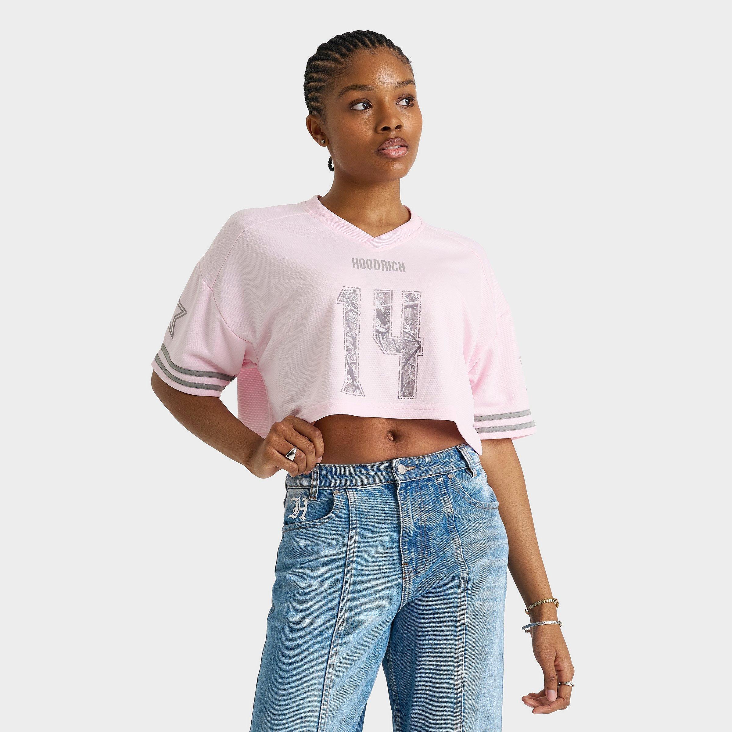 Hoodrich Woodland Camo Nova Cropped Jersey T-Shirt