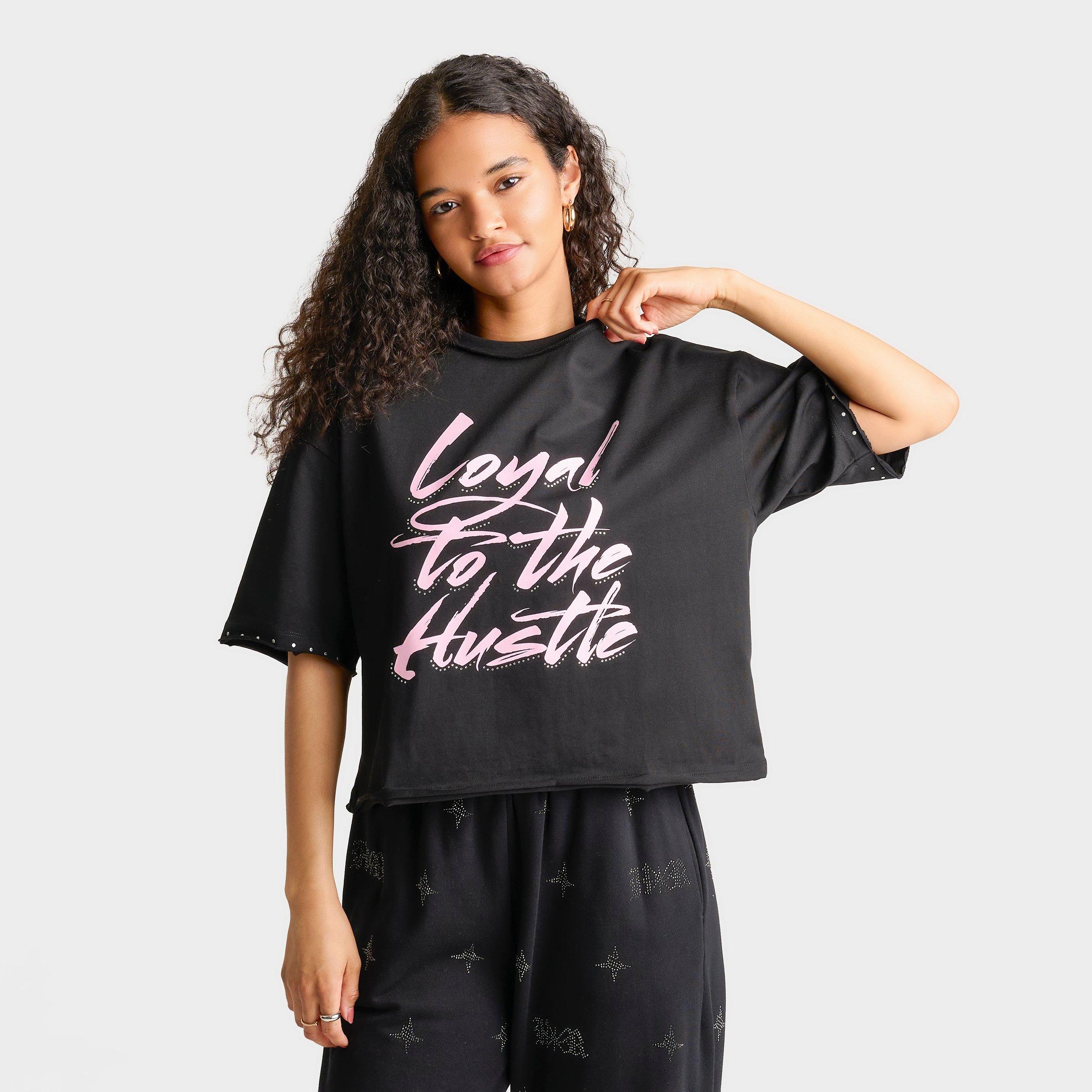 Hoodrich Bling Studded Oversized Boxy T-Shirt