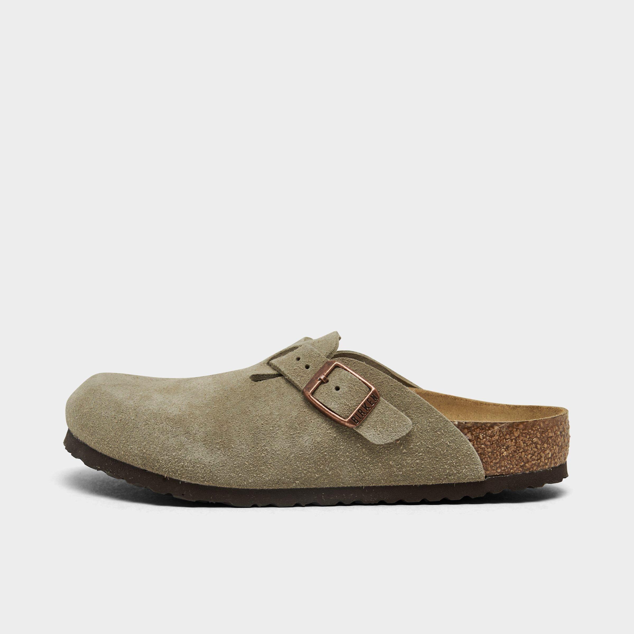 Birkenstock Boston Suede Leather Clogs