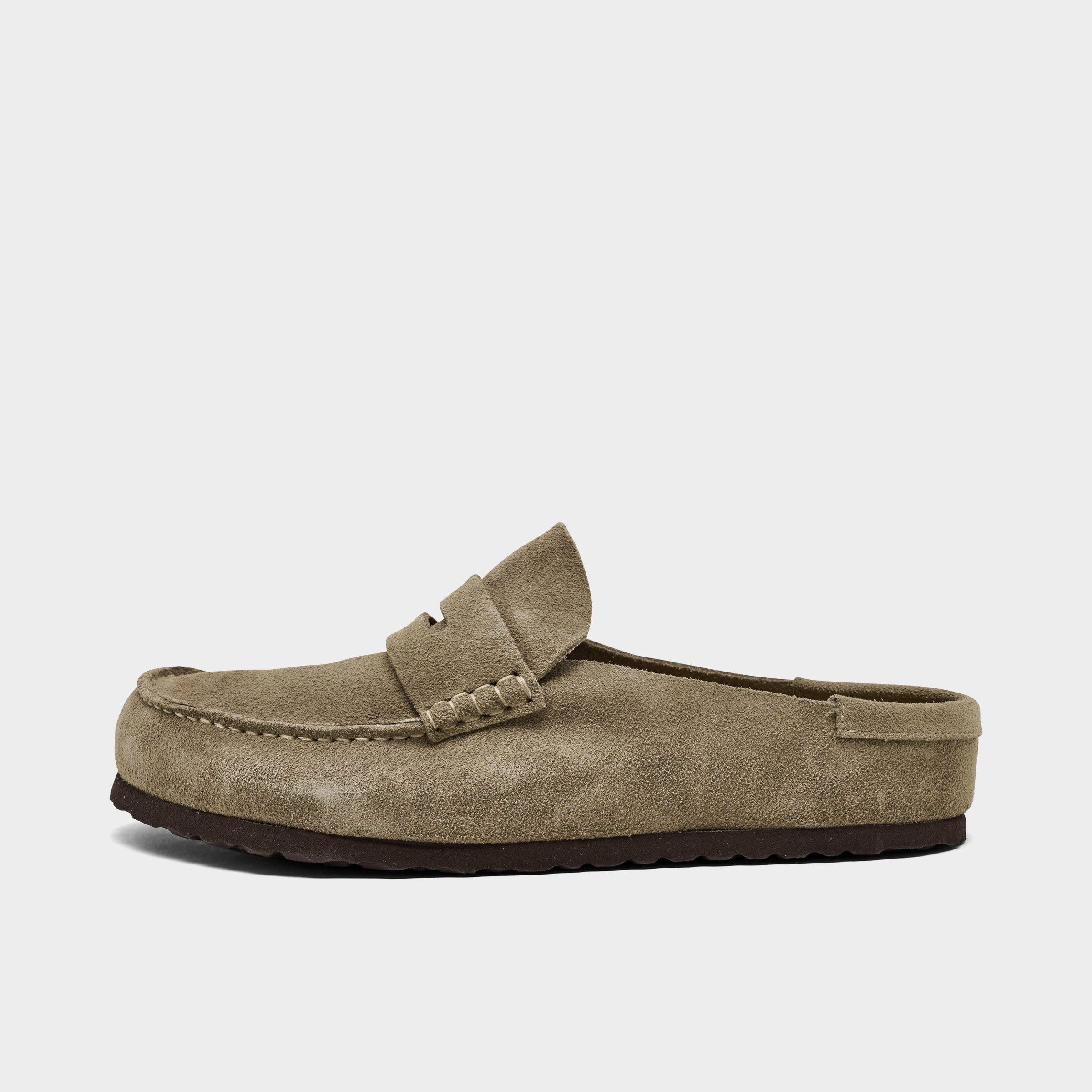 Birkenstock Naples Wrapped Suede Casual Clogs