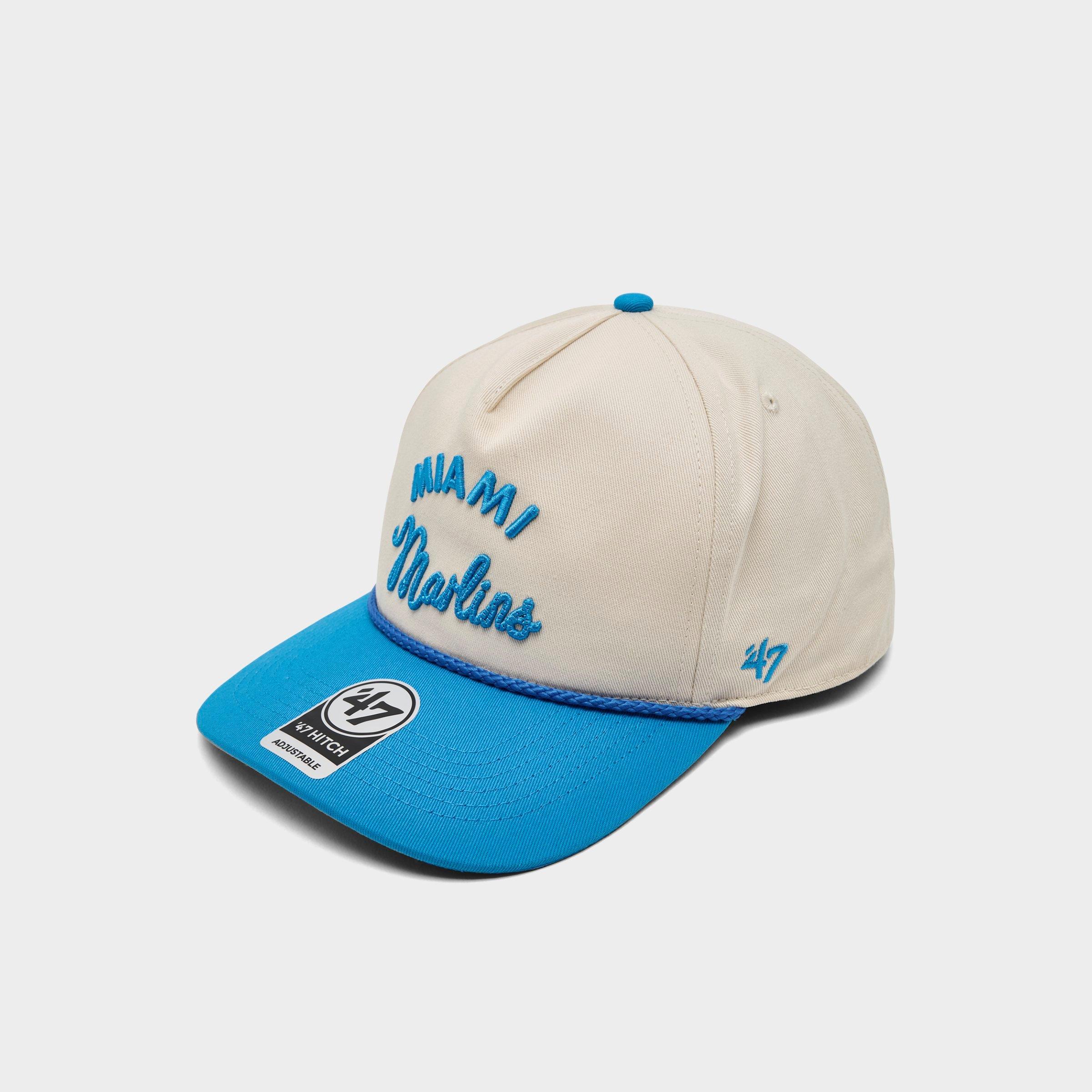 47 Miami Marlins MLB Rope Script Hitch Snapback Hat