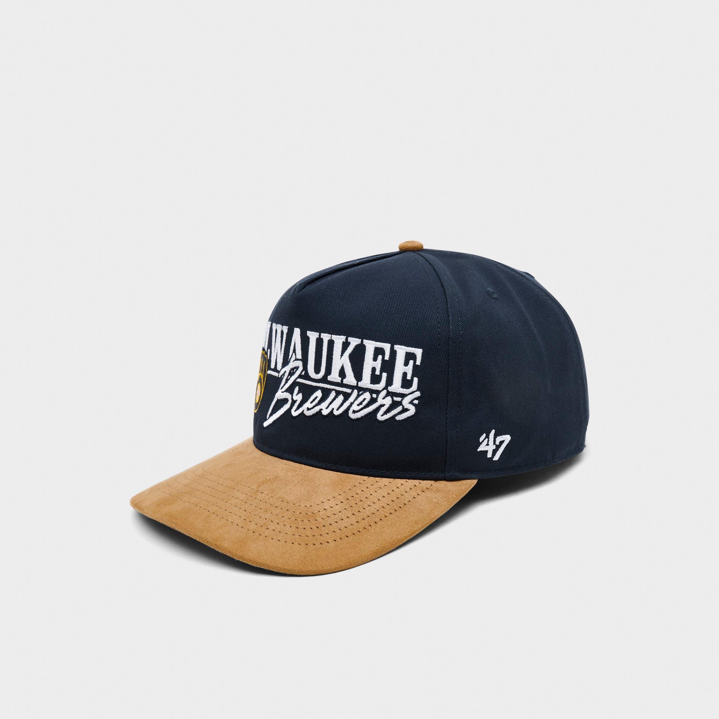 47 Milwaukee Brewers MLB Scribe Line Hitch Snapback Hat