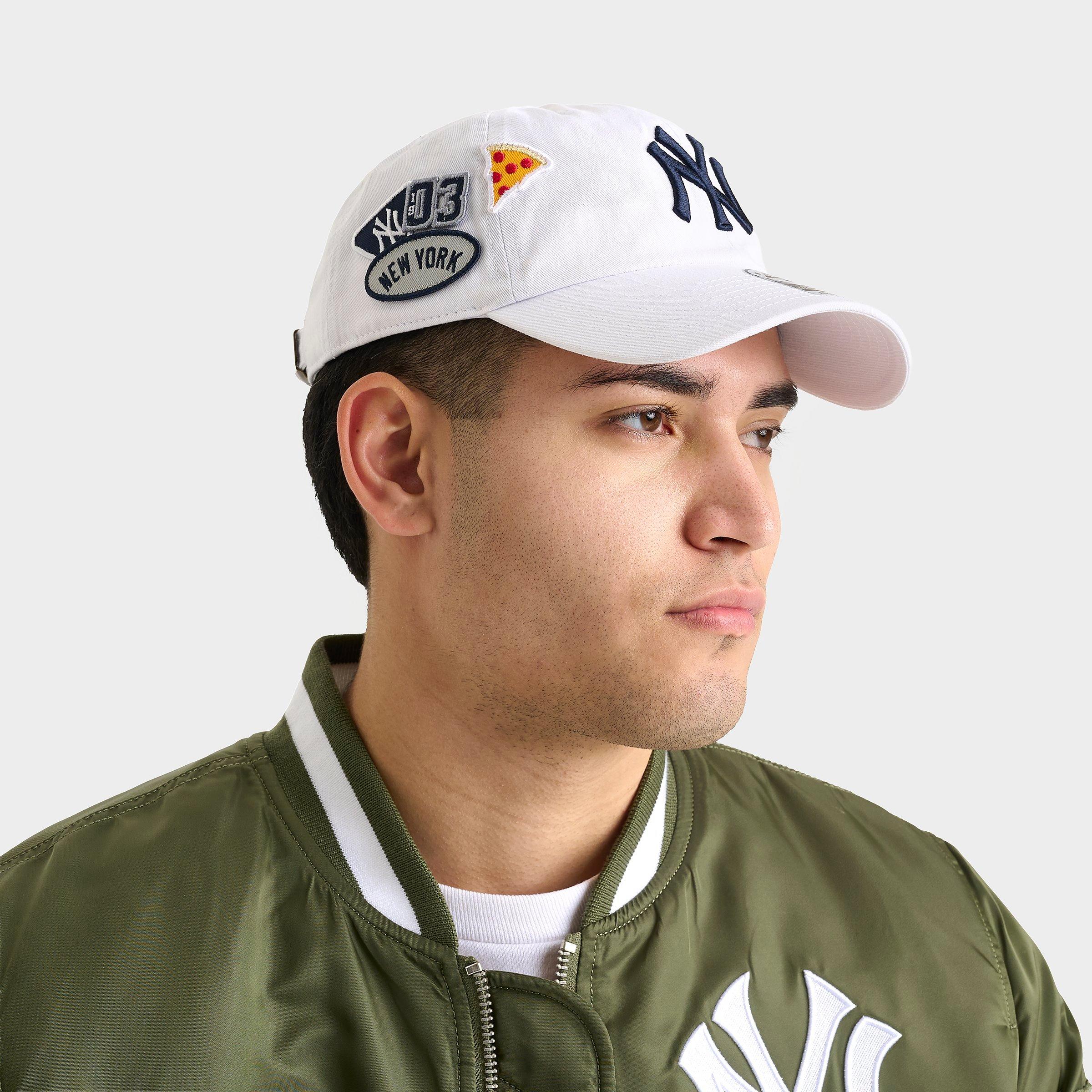 47 New York Yankees MLB Badges Clean Up Strapback Hat
