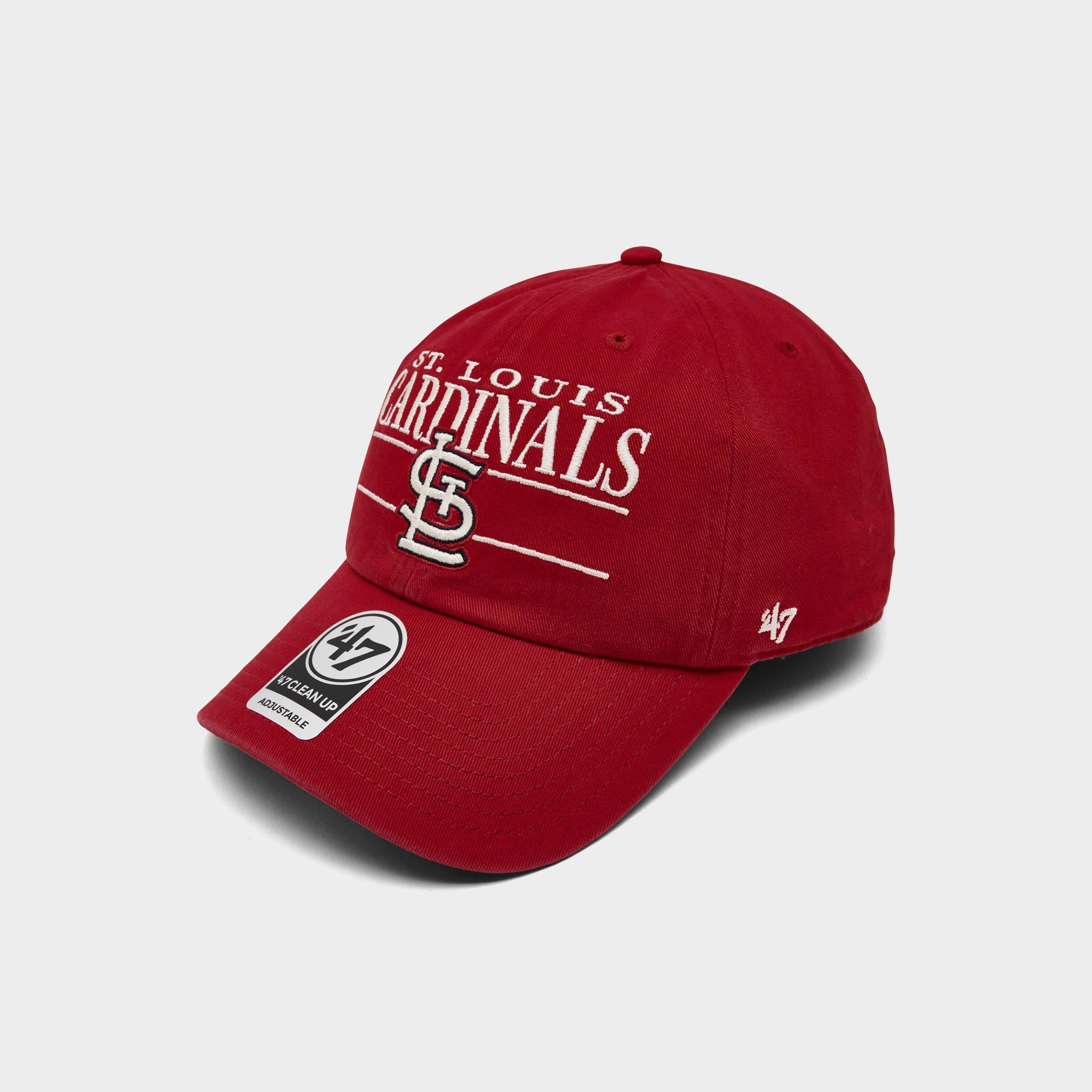 47 St. Louis Cardinals MLB Team Name & Logo Clean Up Strapback Hat
