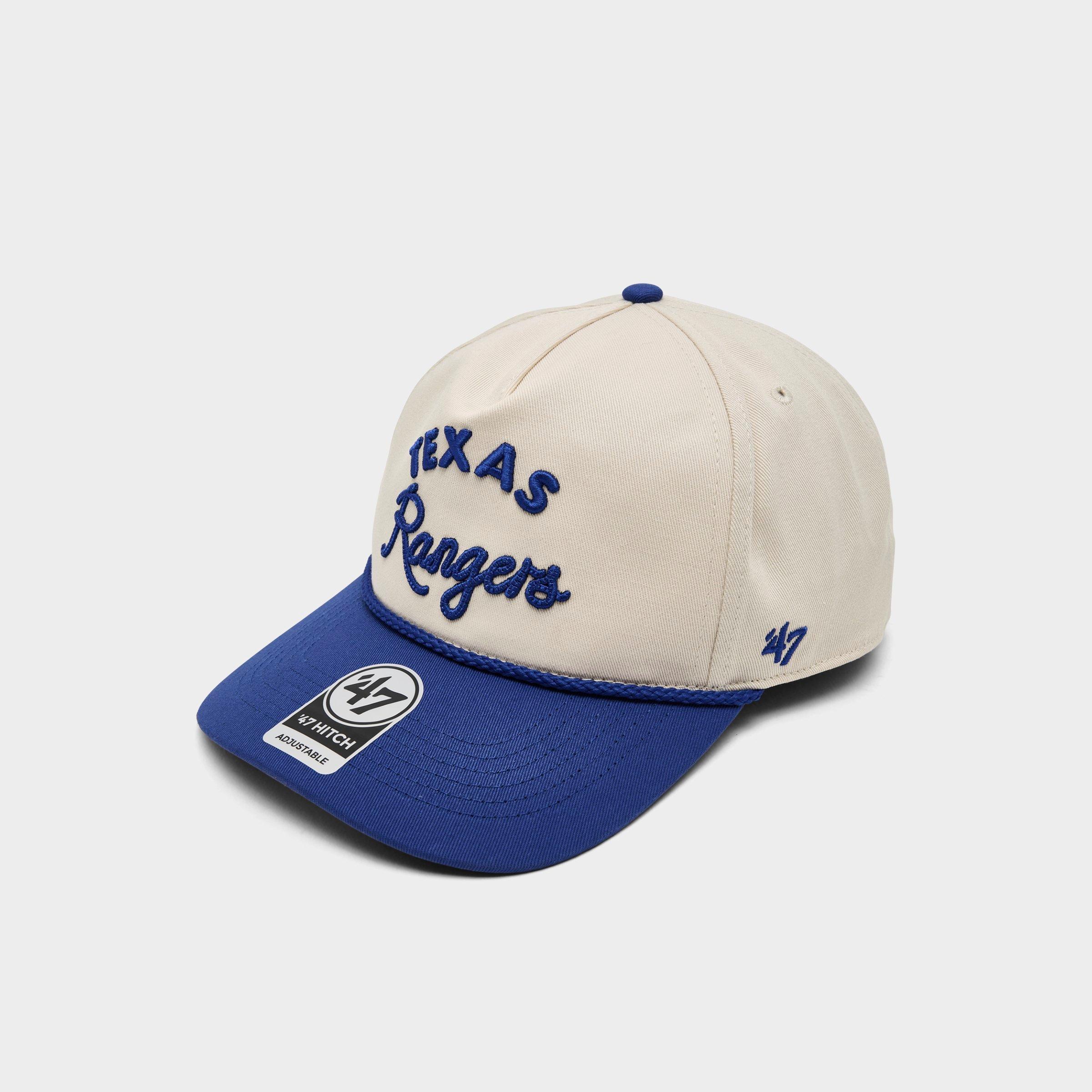 47 Texas Rangers MLB Rope Script Hitch Snapback Hat