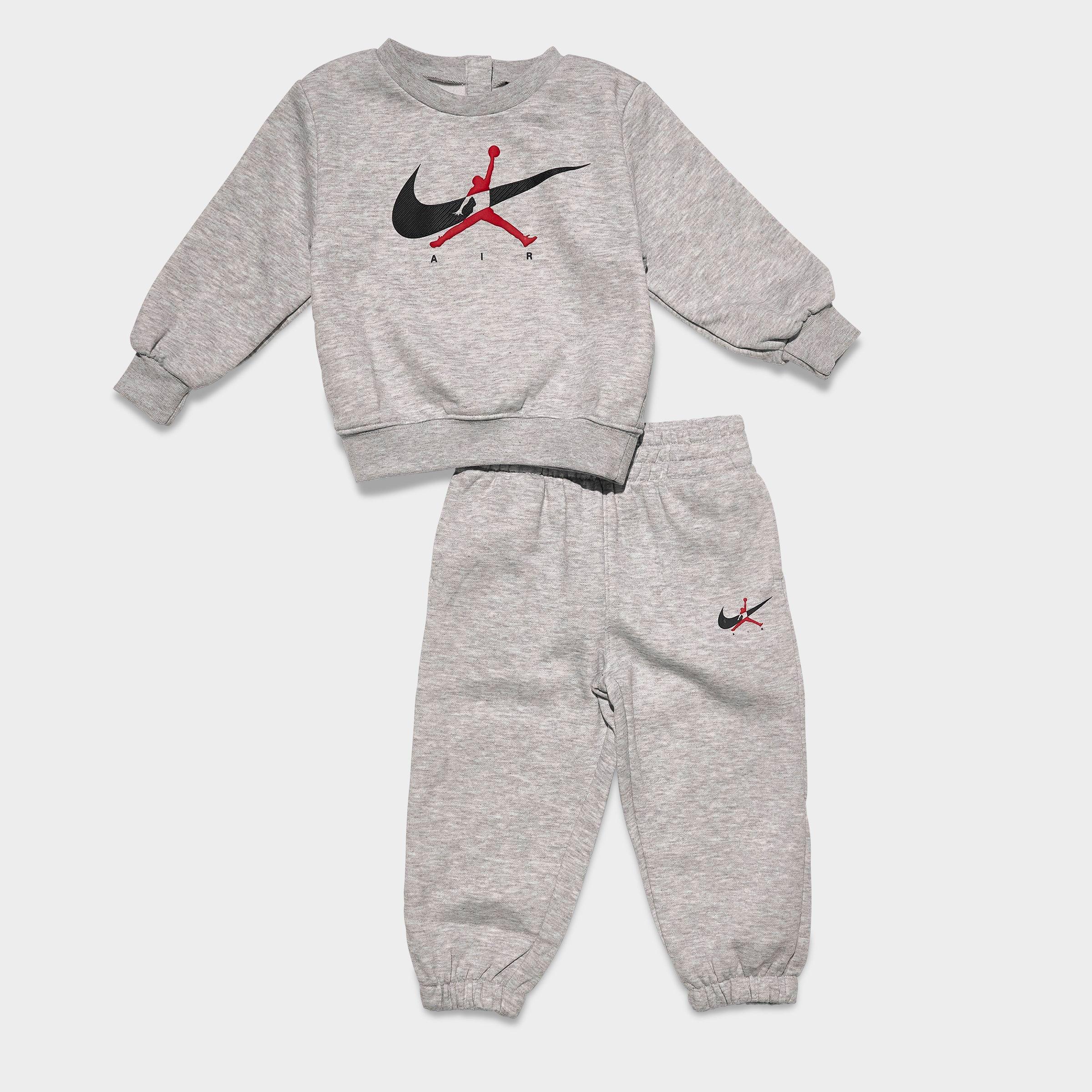 Jordan Jumpman Swoosh Crewneck Sweatshirt and Jogger Pants Set