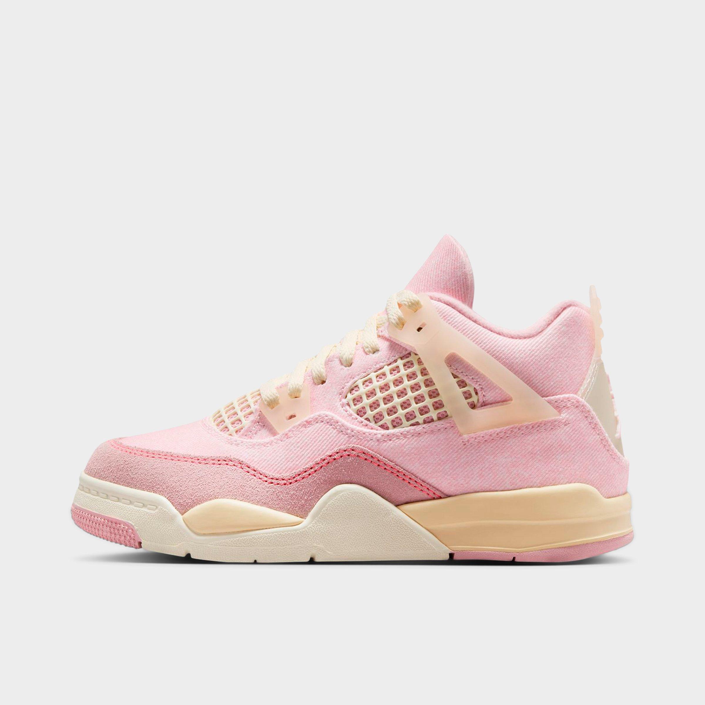 Air Jordan Retro 4 Textile Basketball Shoes