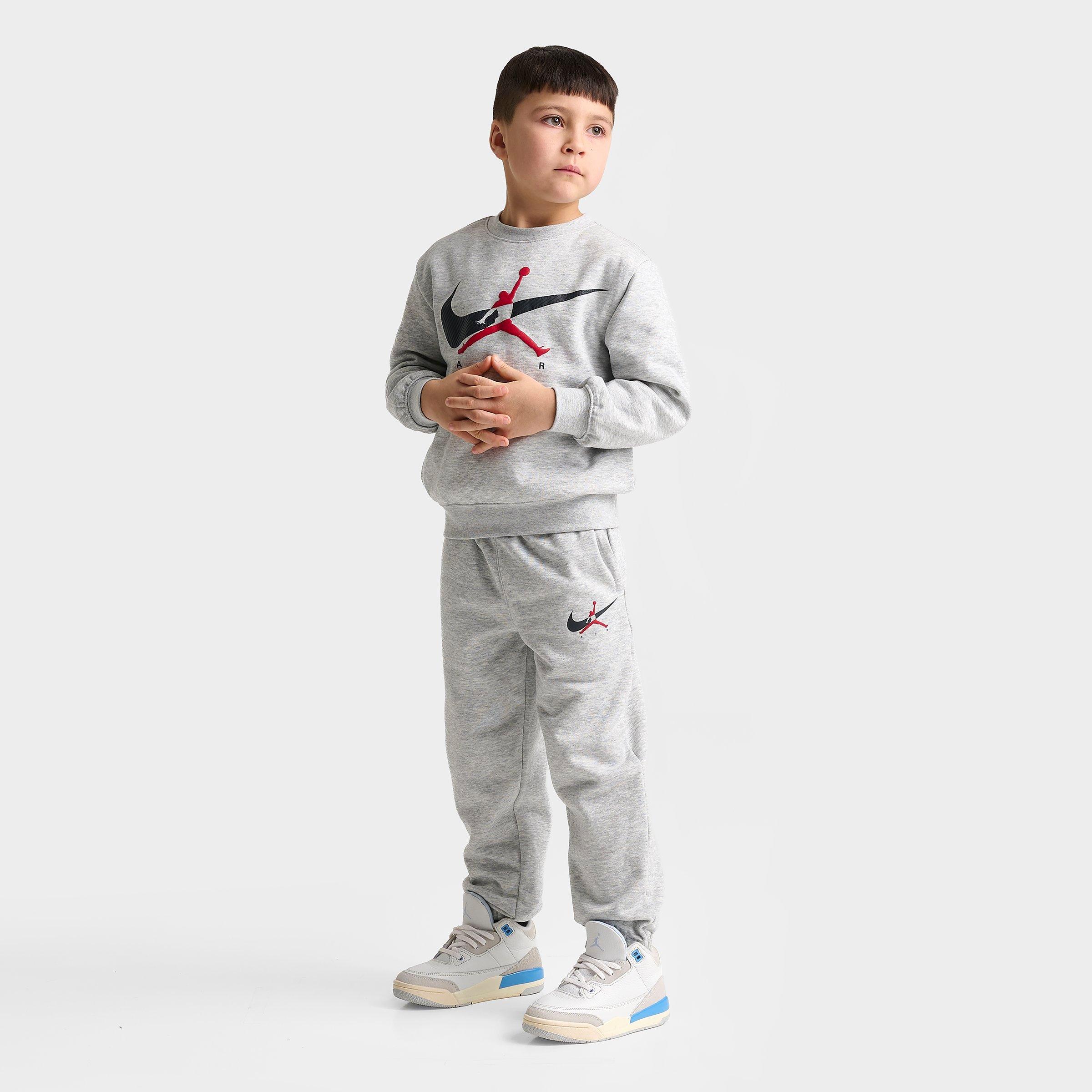 Jordan Jumpman Swoosh Crewneck Sweatshirt and Jogger Pants Set