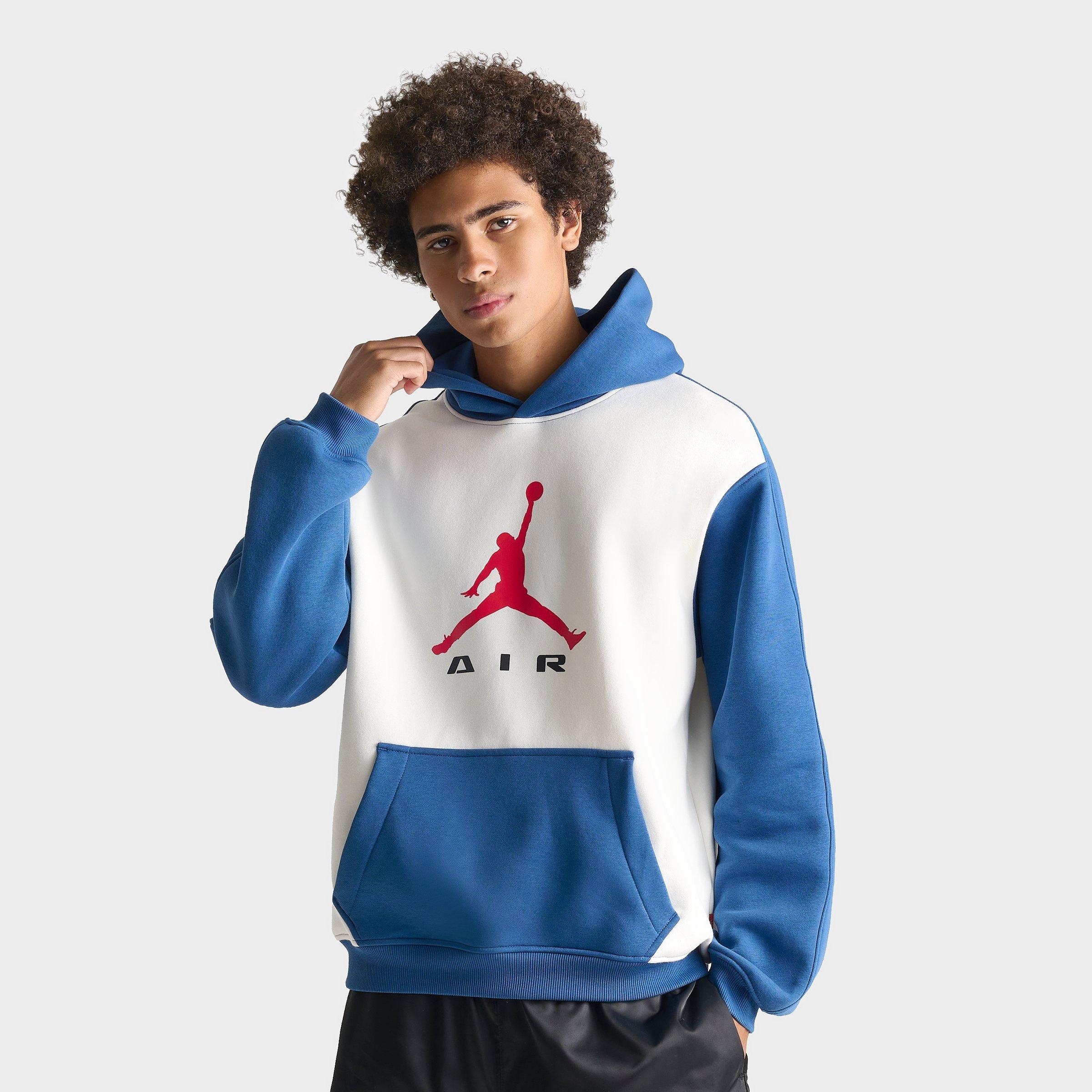 Jordan Brooklyn Jumpman Air Fleece Colorblocked Pullover Hoodie