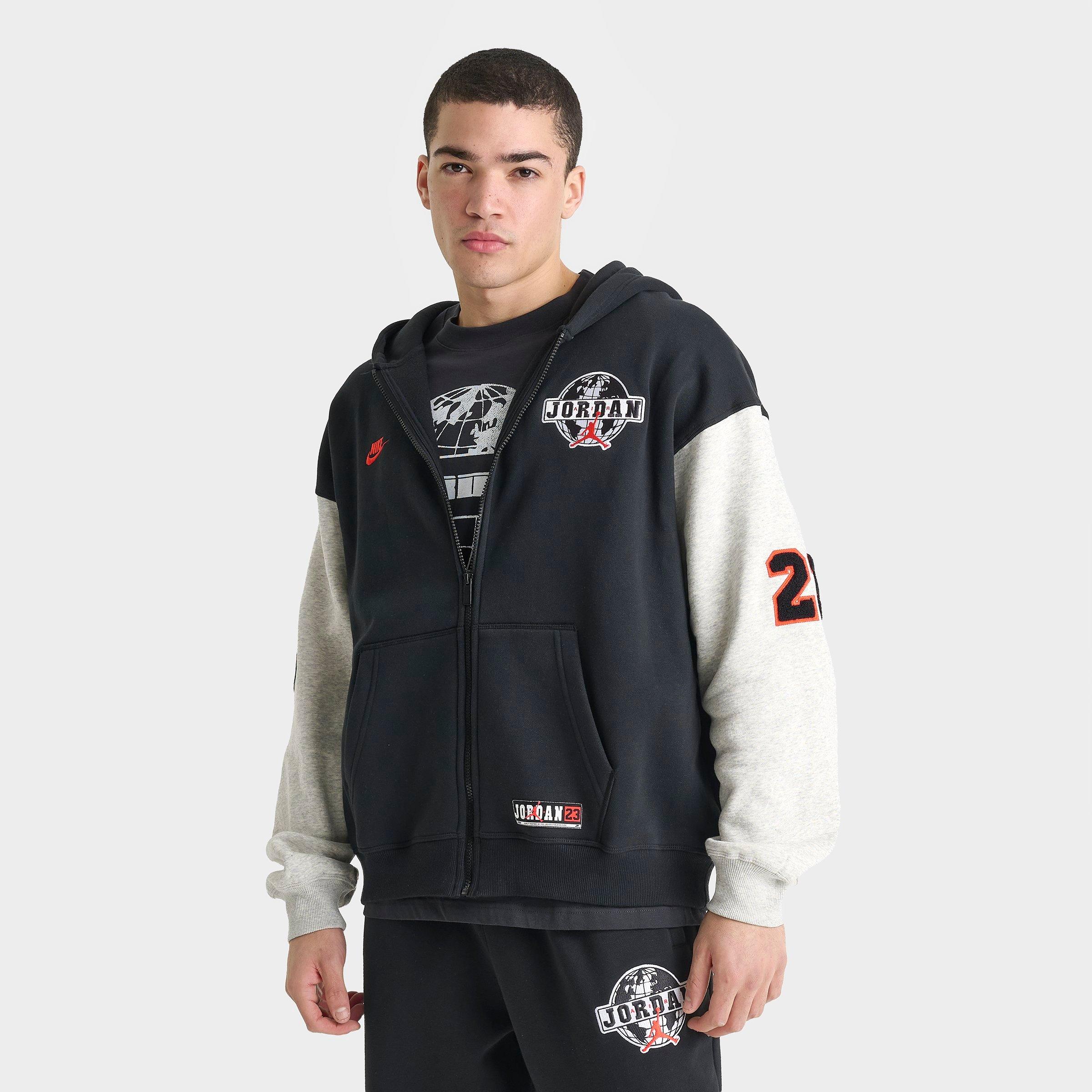 Jordan Brooklyn Varsity Oversized Full-Zip Hoodie