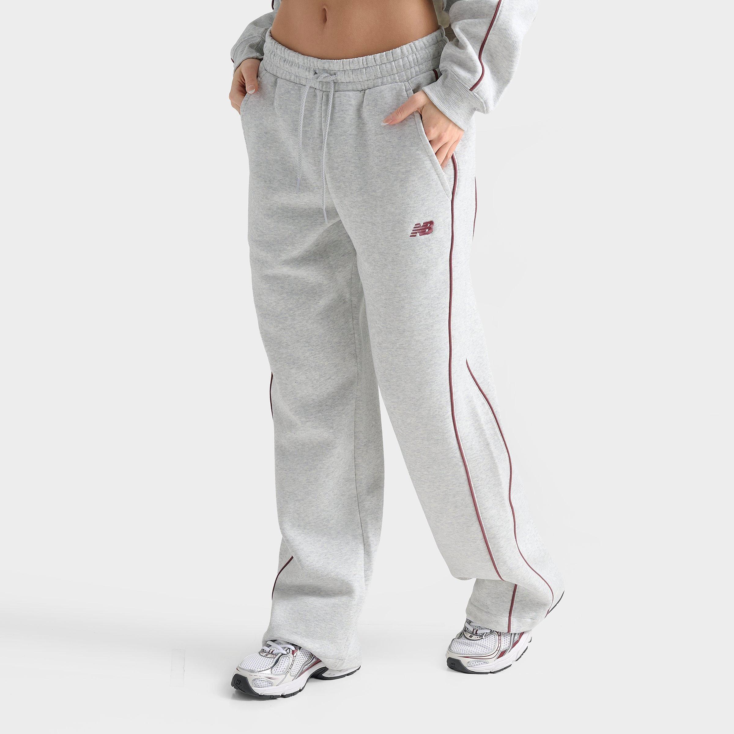 New Balance Piped Wide-Leg Jogger Pants