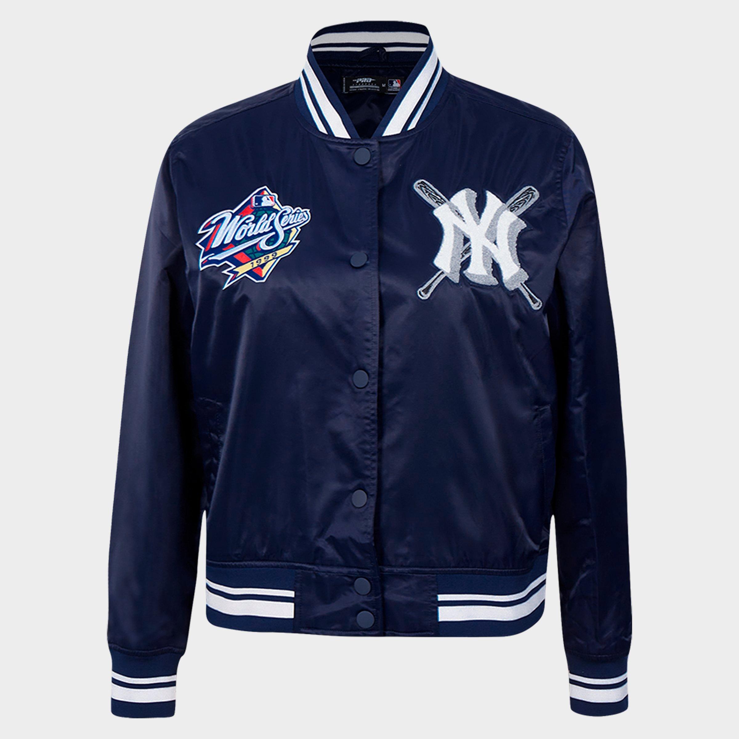 Pro Standard New York Yankees MLB Mash Up Rib Satin Jacket