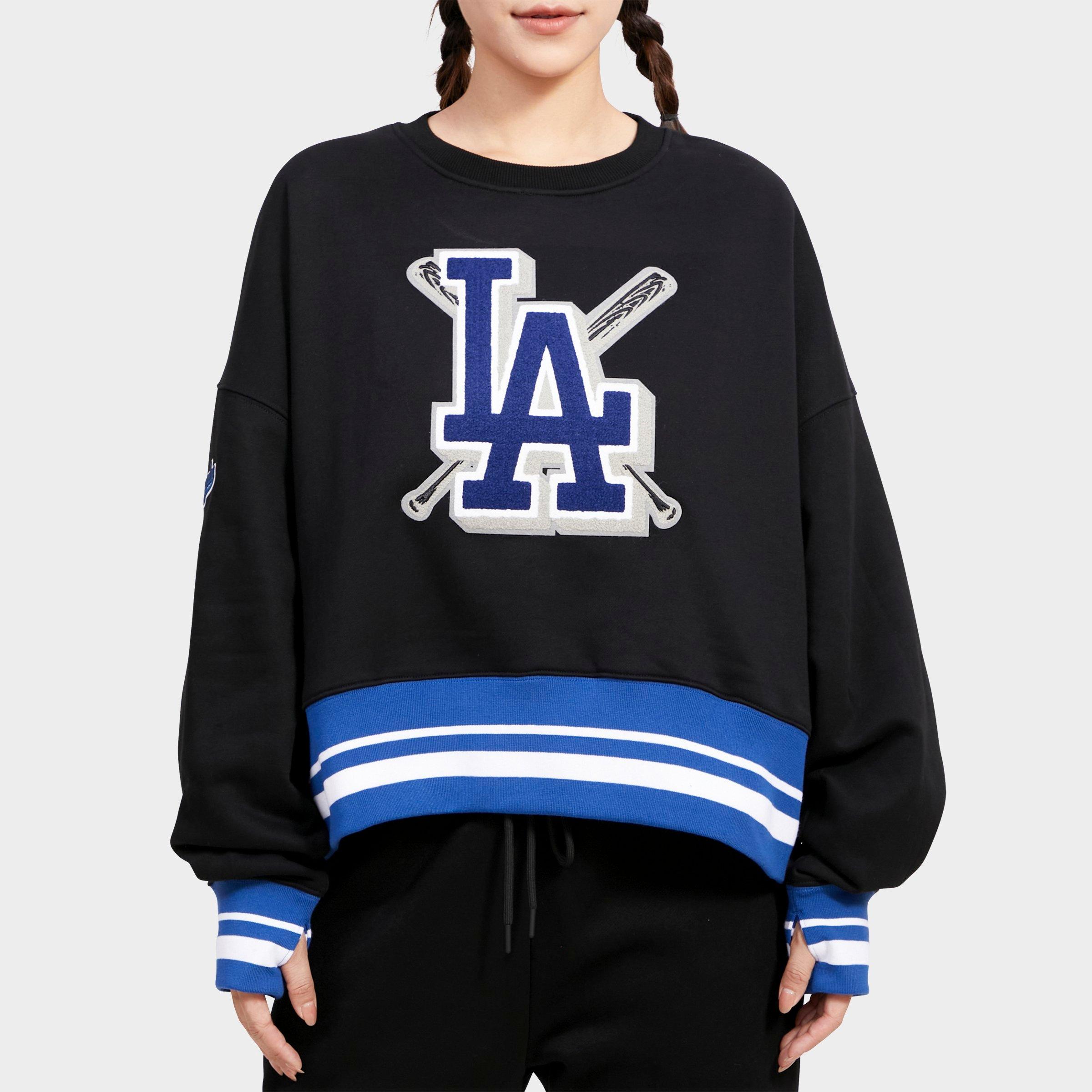 Pro Standard Los Angeles Dodgers MLB Mashup Rib Fleece Crewneck Sweatshirt