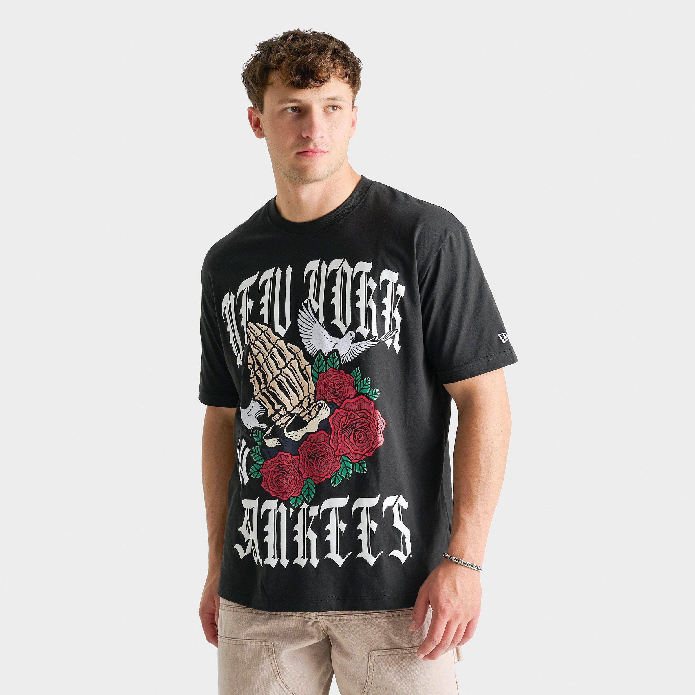 New Era New York Yankees MLB Roses and Doves Graphic T-Shirt