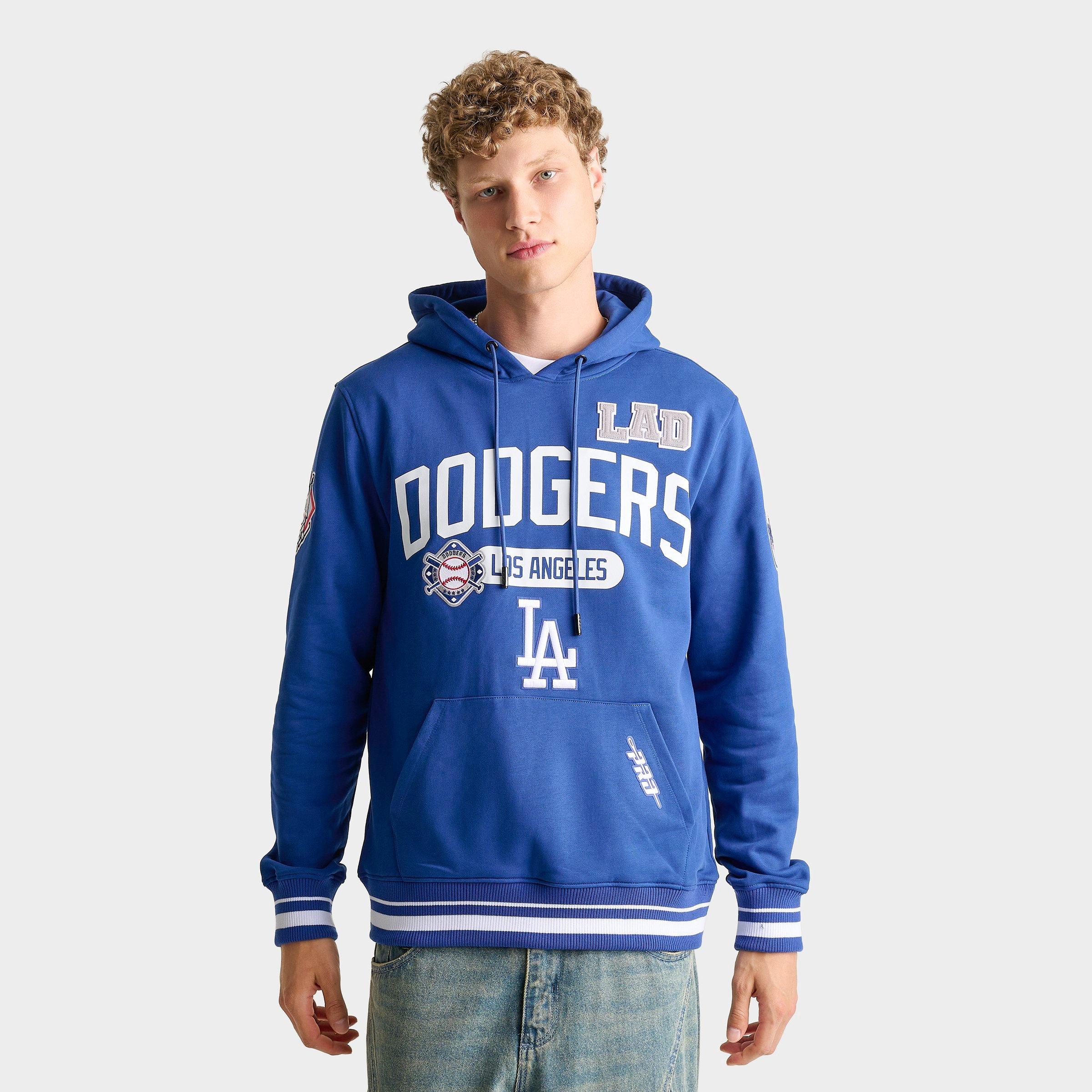 Pro Standard Los Angeles Dodgers MLB Letterman Fleece Pullover Hoodie