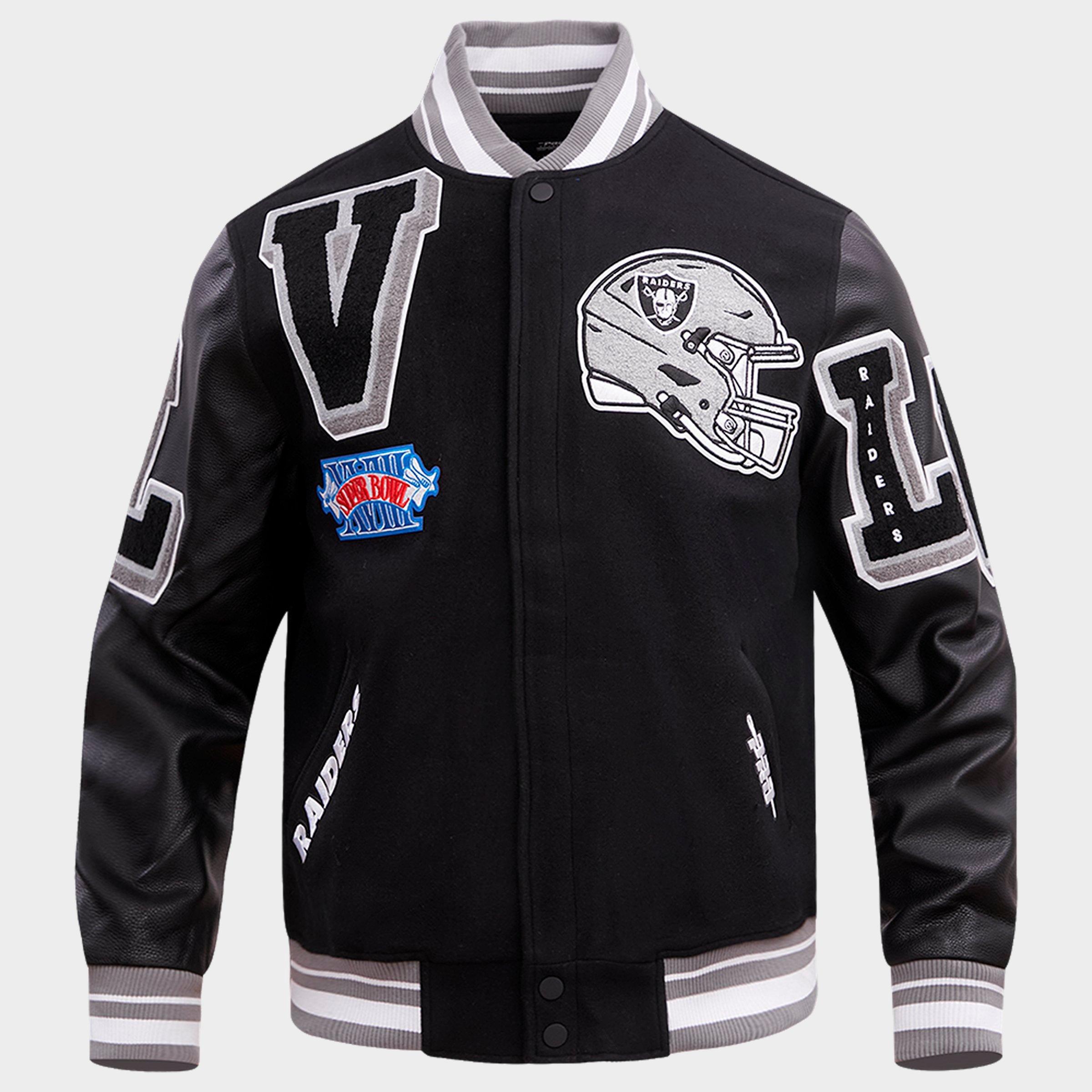 Pro Standard Las Vegas Raiders NFL Mashup Rib Wool Varsity Jacket