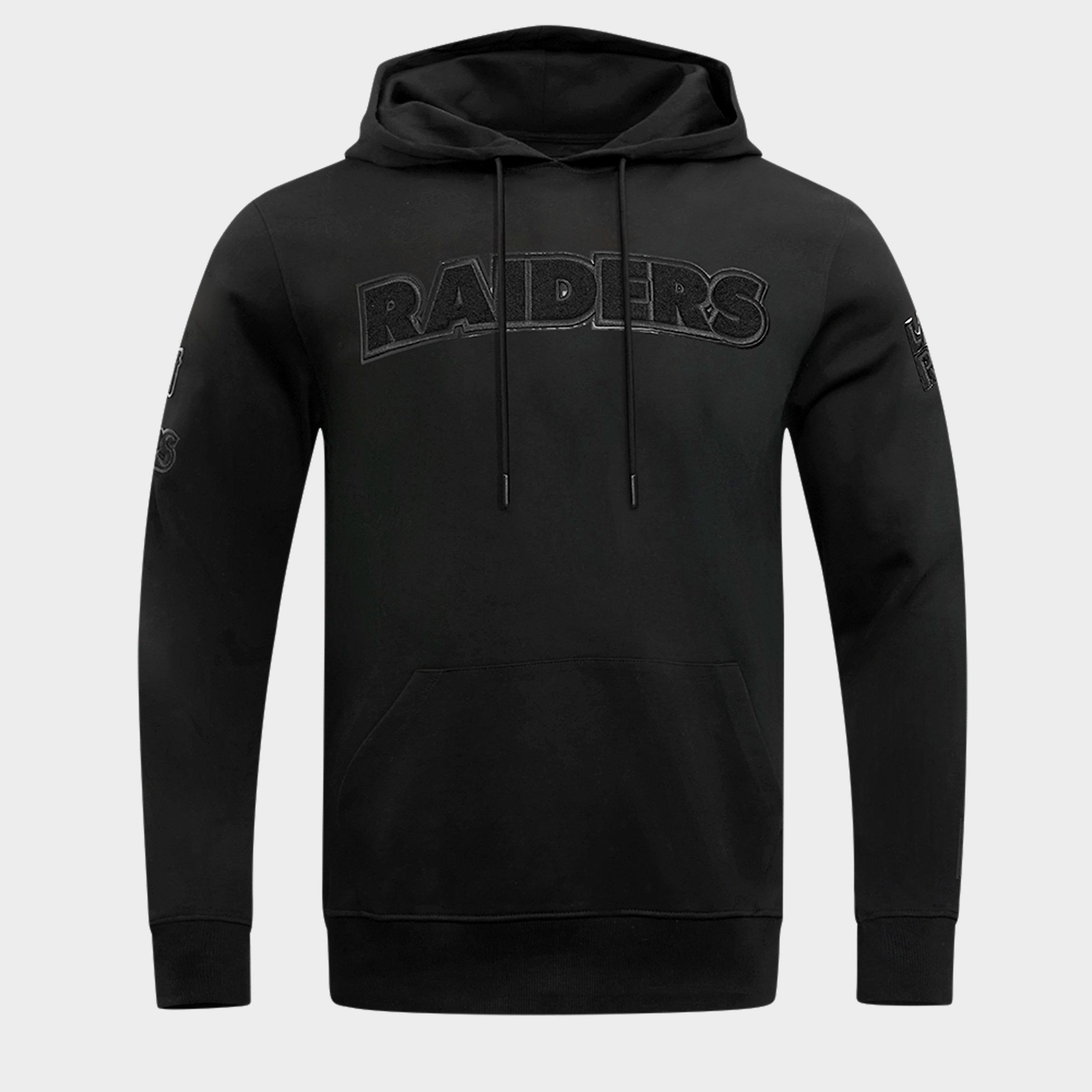 Pro Standard Las Vegas Raiders NFL Triple Black Pullover Hoodie