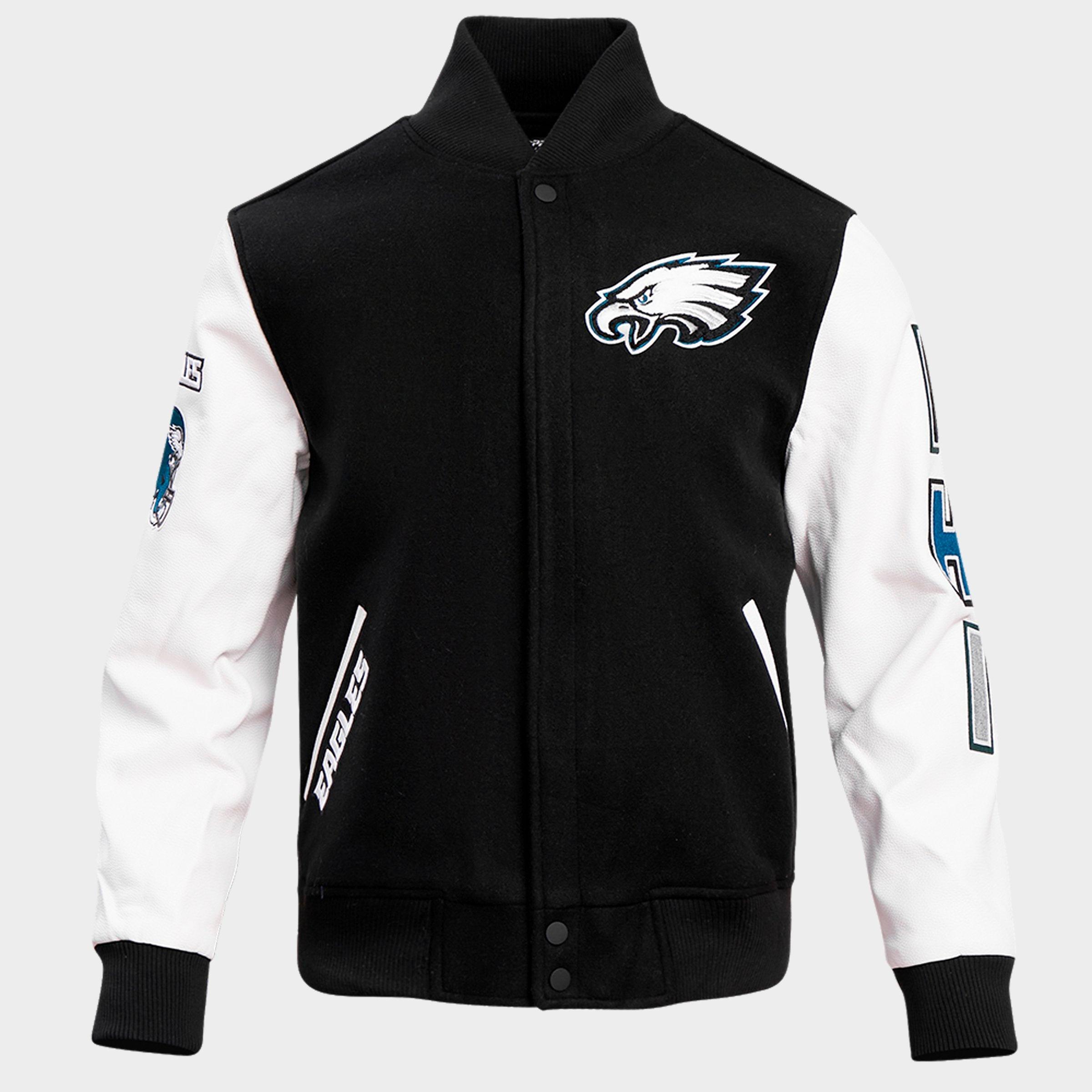 Pro Standard Philadelphia Eagles NFL Classic Rib Wool Varsity Jacket