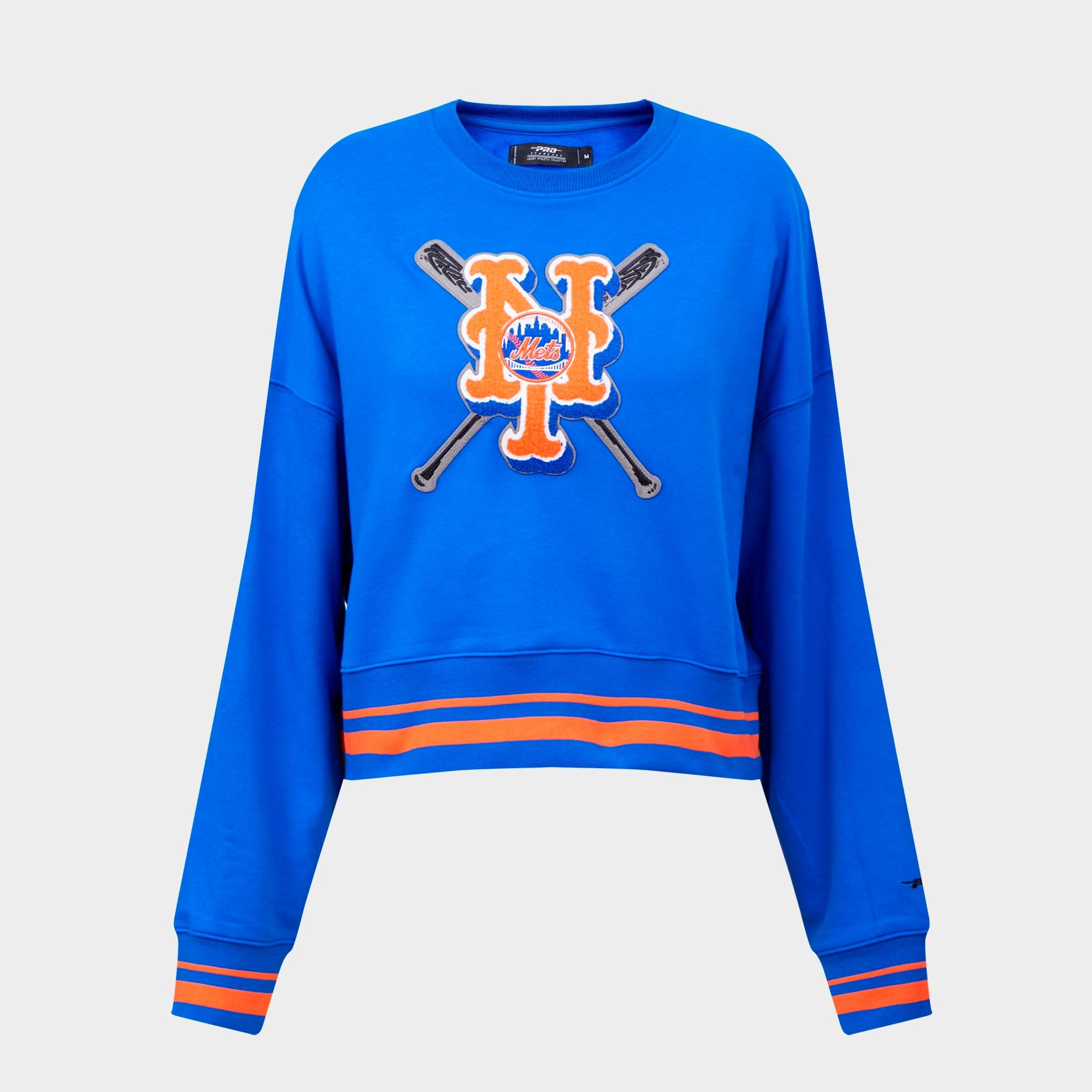 Pro Standard New York Mets MLB Mashup Rib Crewneck Sweatshirt