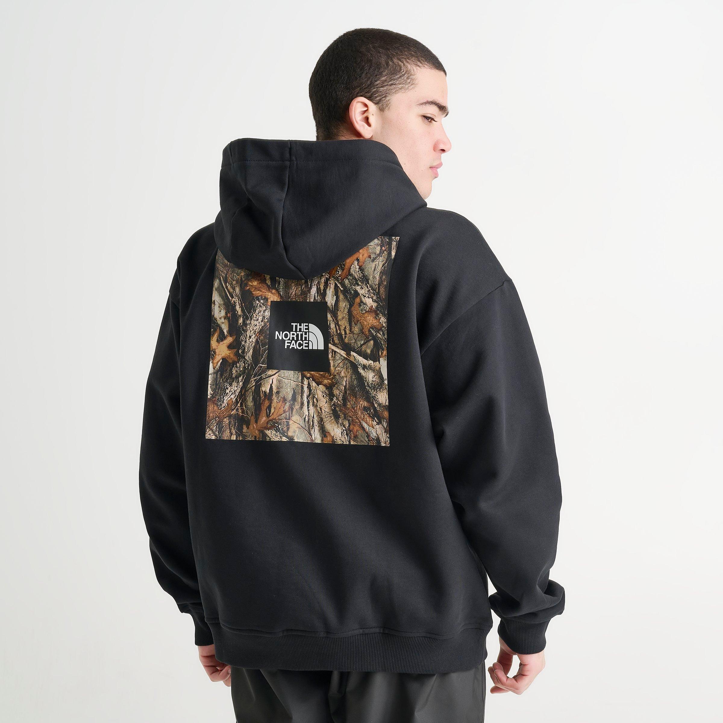 The North Face Forest Print Heavyweight Oversized Pullover Hoodie