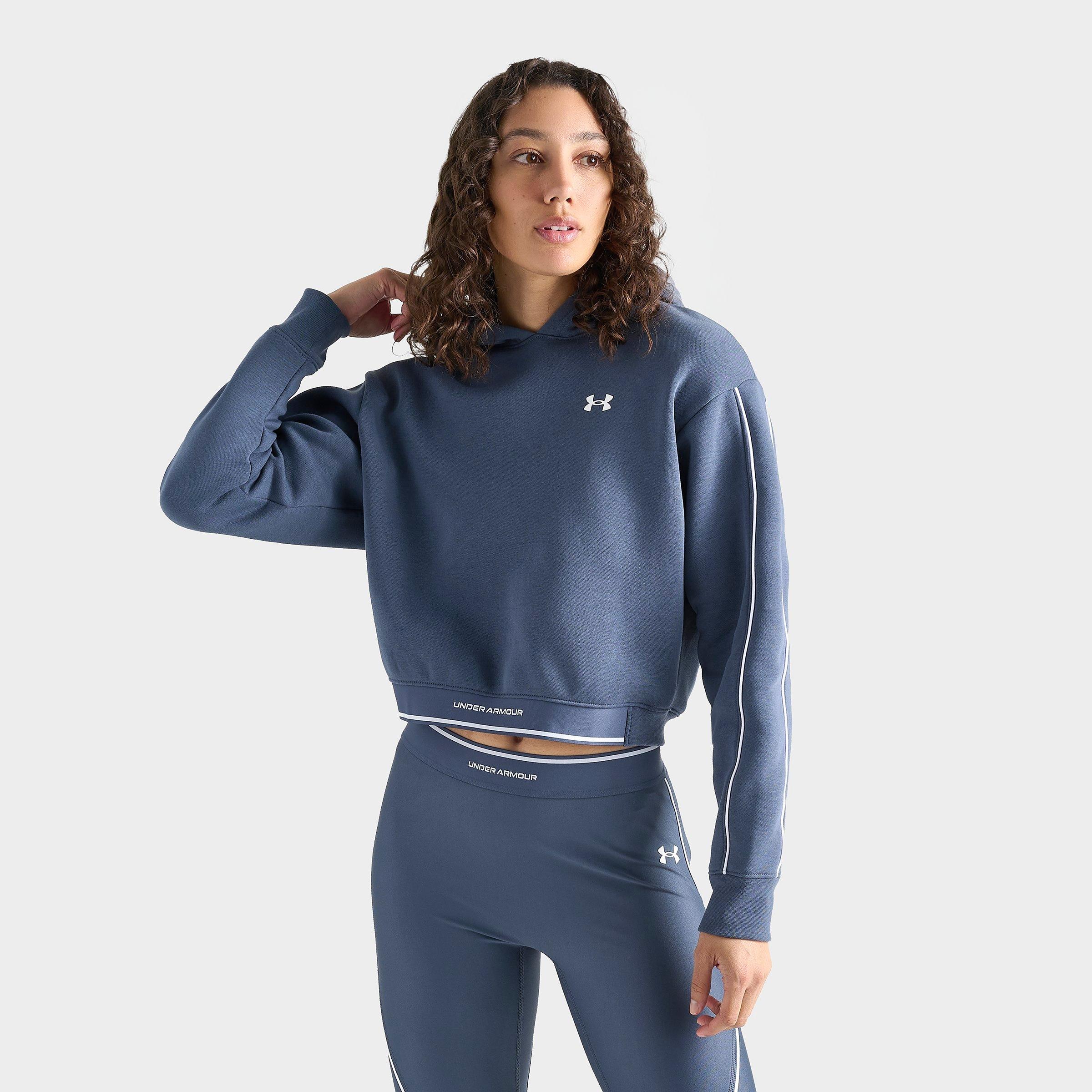 Under Armour Piping Cropped Pullover Hoodie