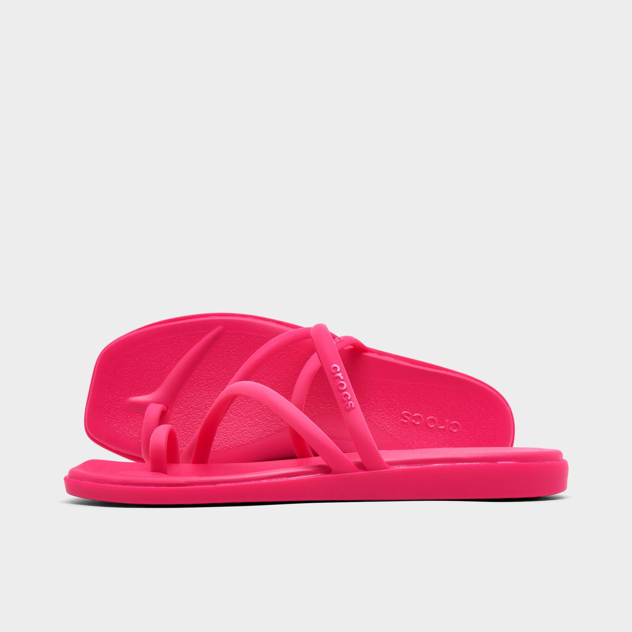 Crocs Miami Metallic Toe Loop Sandals