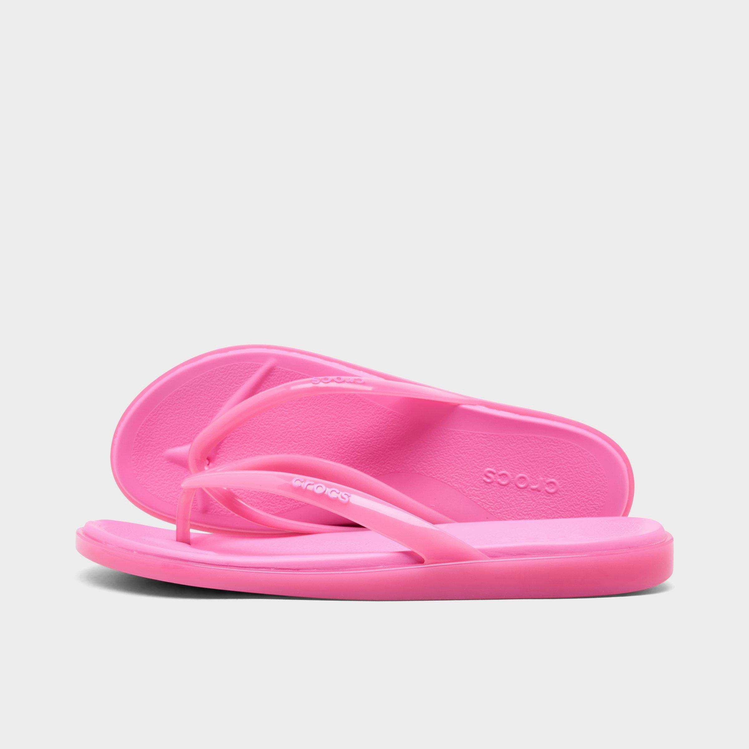 Crocs Miami Round Toe Jelly Flip Flop Sandals