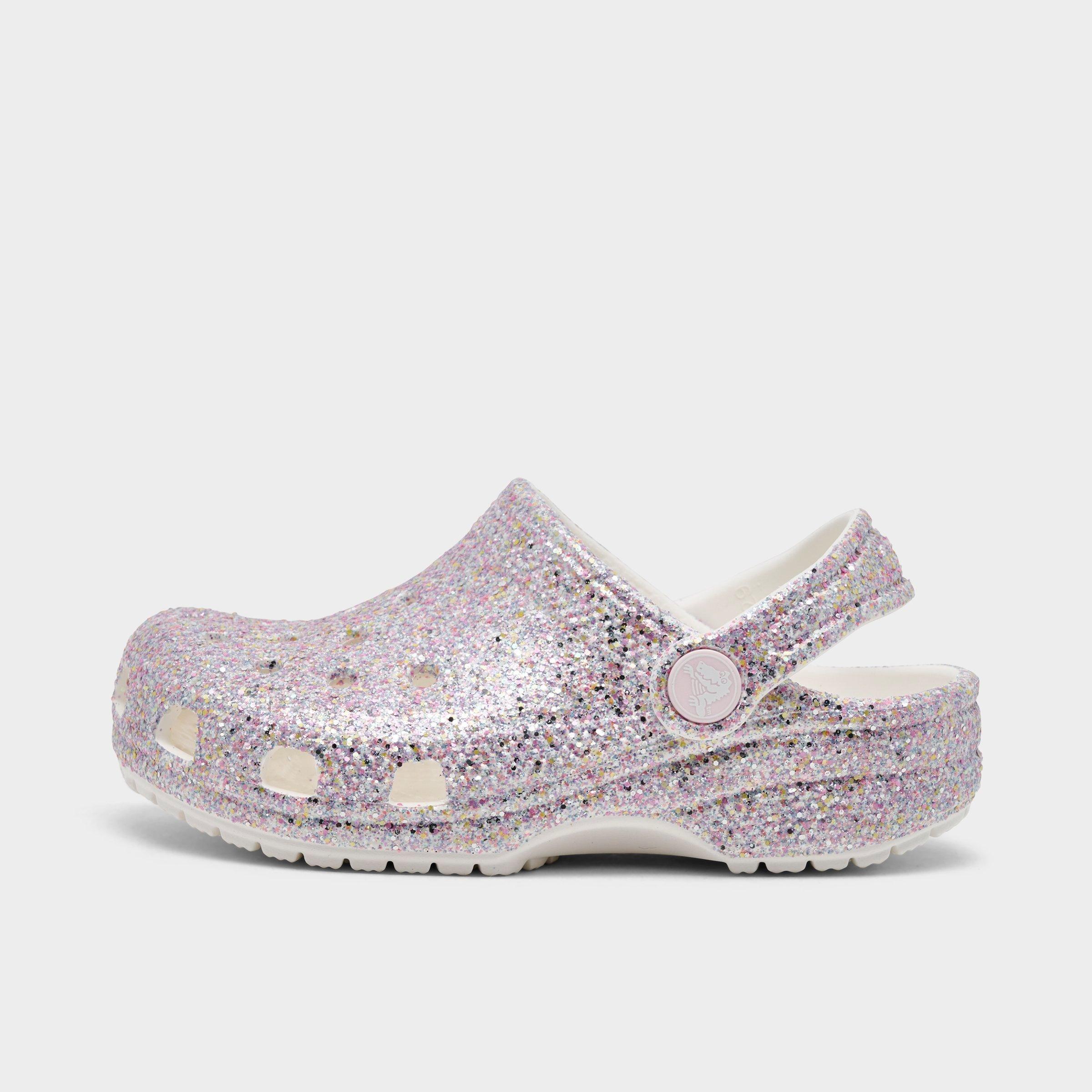 Crocs Classic Glitter Clog Shoes