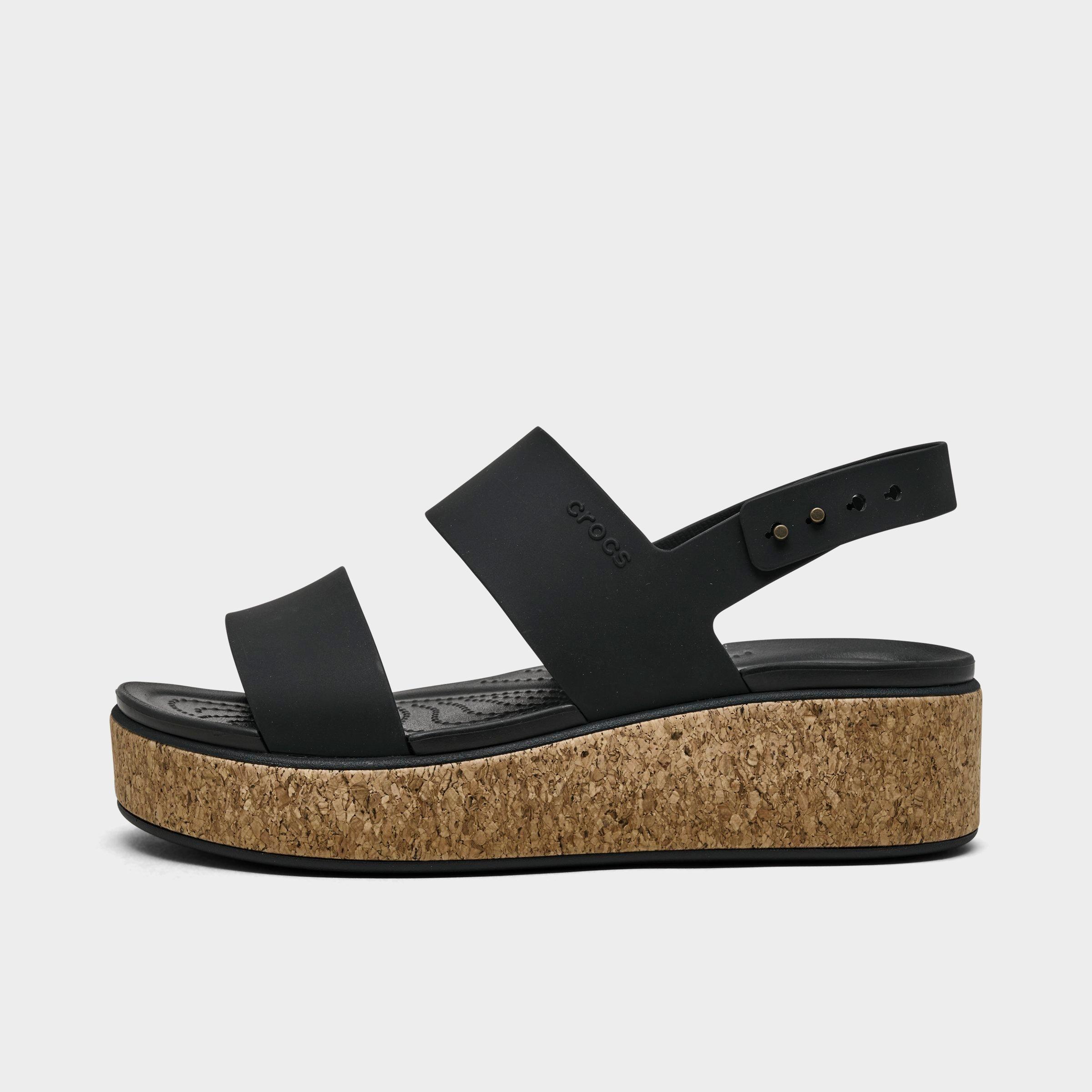 Crocs Brooklyn Cork Low Wedge Sandals