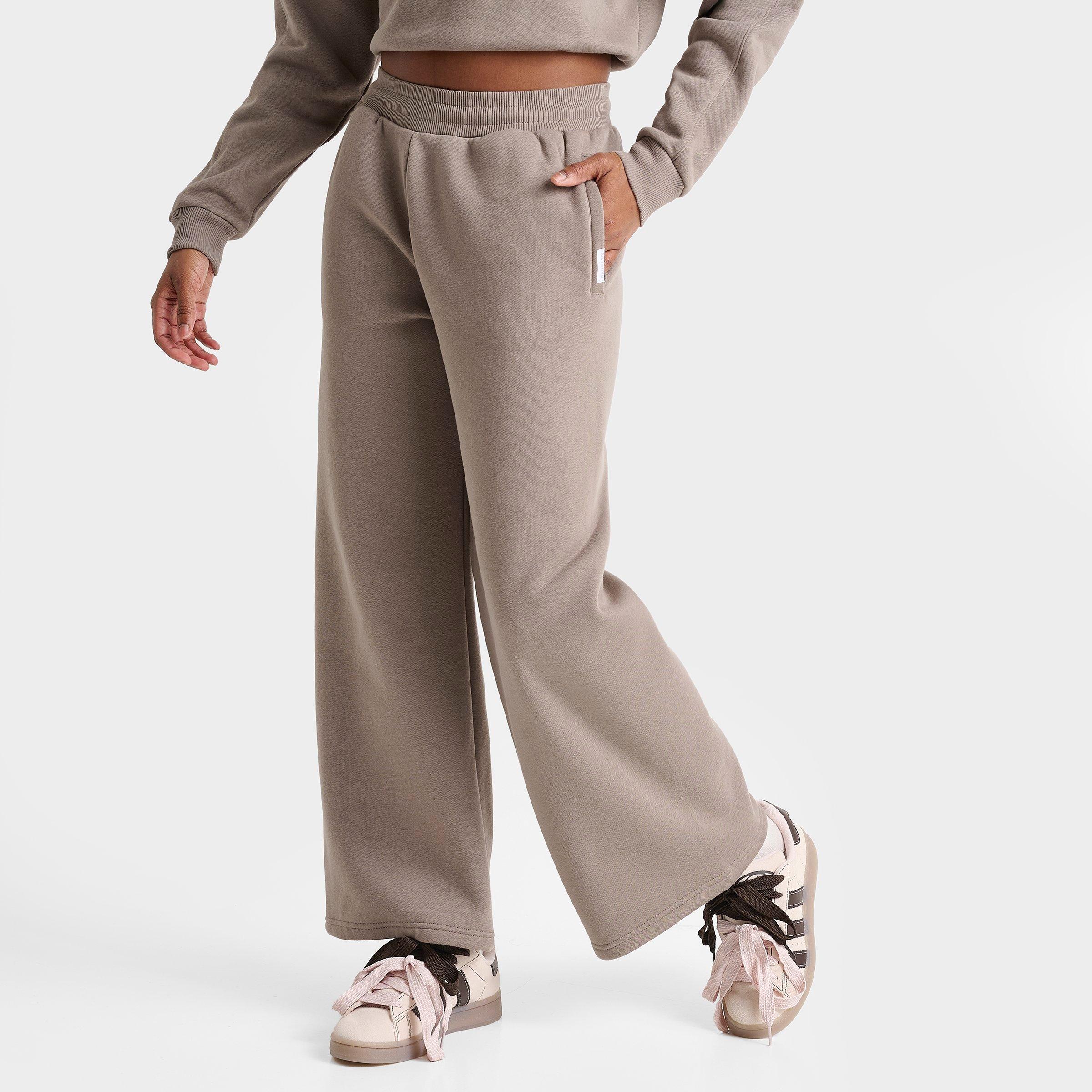 DAILYSZN Fleece Wide Leg Jogger Pants