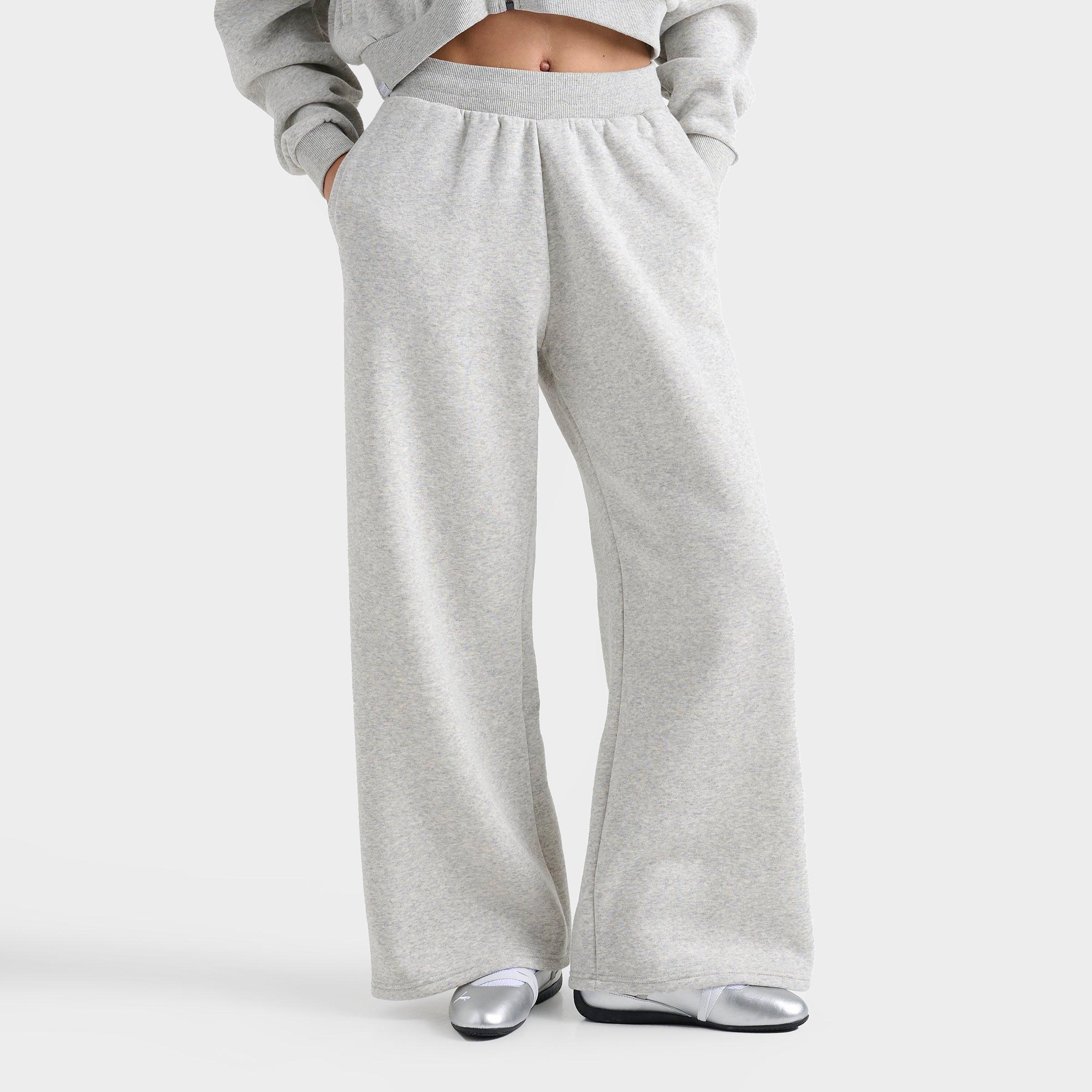 DAILYSZN Fleece Wide Leg Jogger Pants