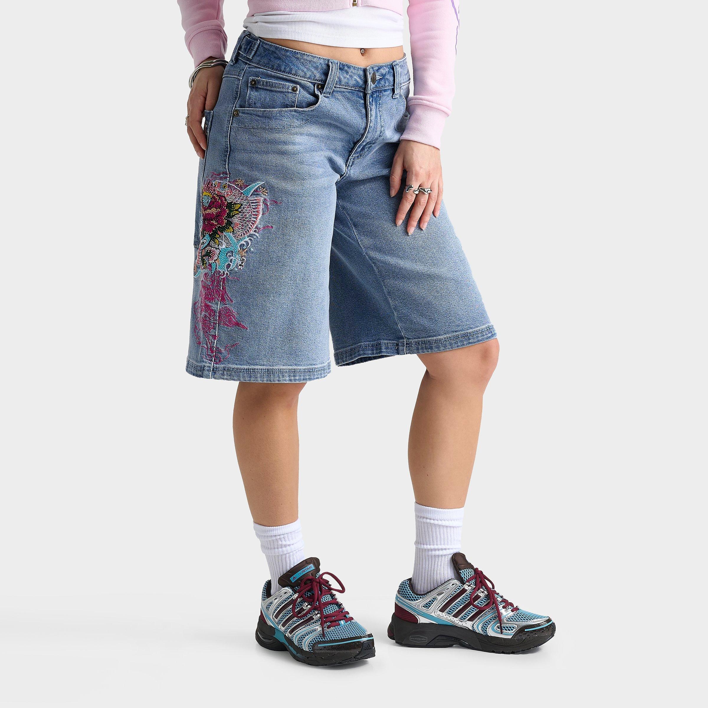 Ed Hardy Love Kills Slowly Denim Jorts