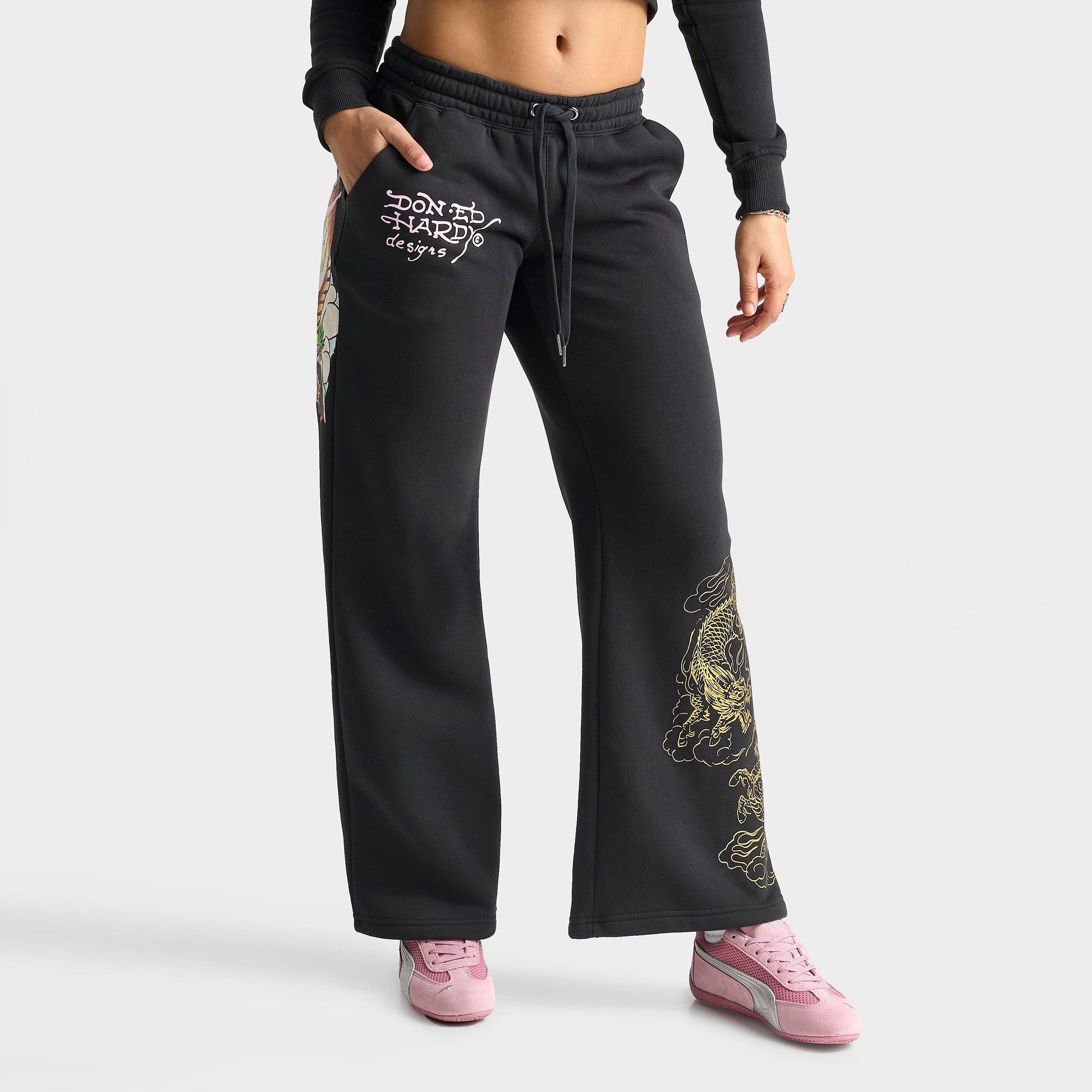 Ed Hardy Mountain Tiger Fleece Jogger Pants
