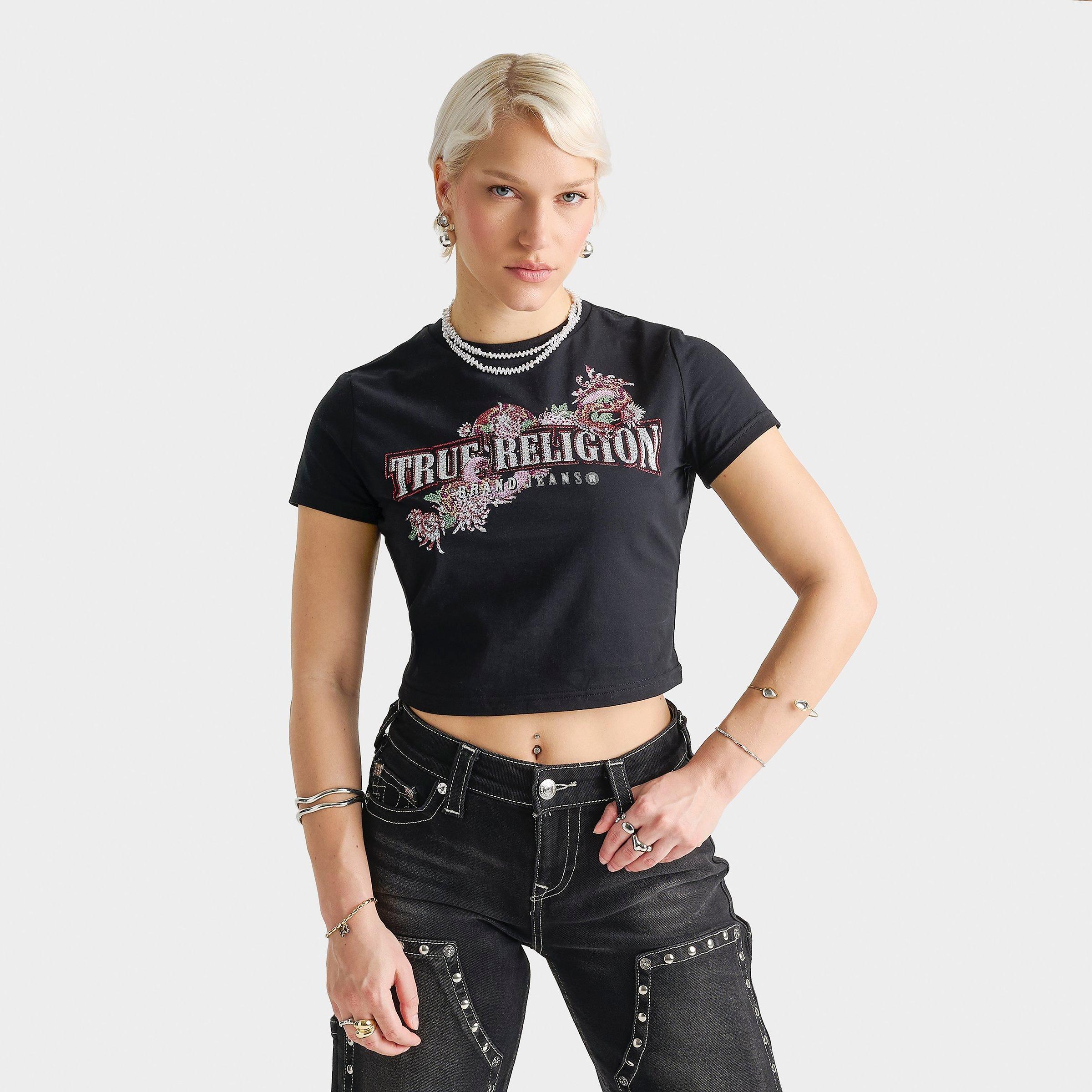 True Religion Crystal Snake T-Shirt