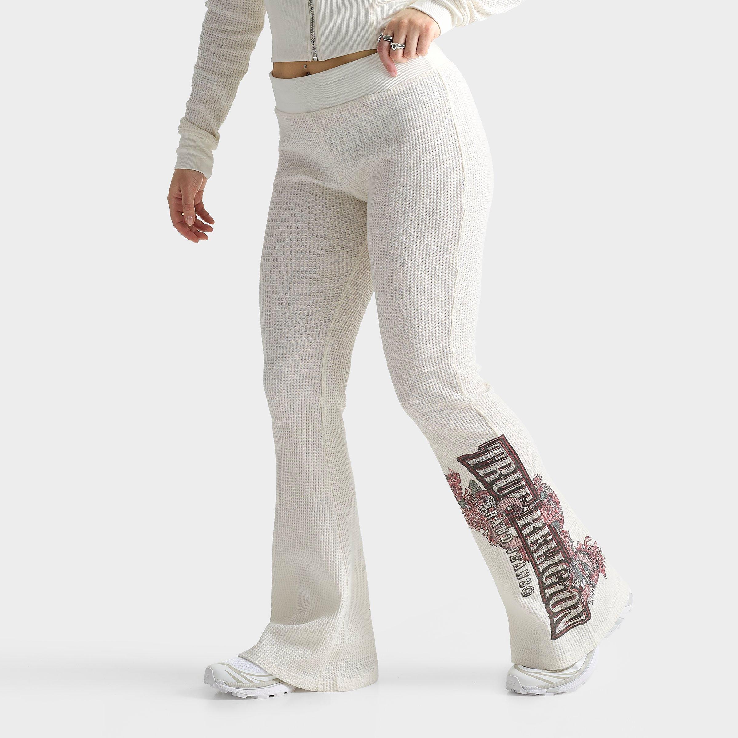 True Religion Waffle Knit Flared Pants