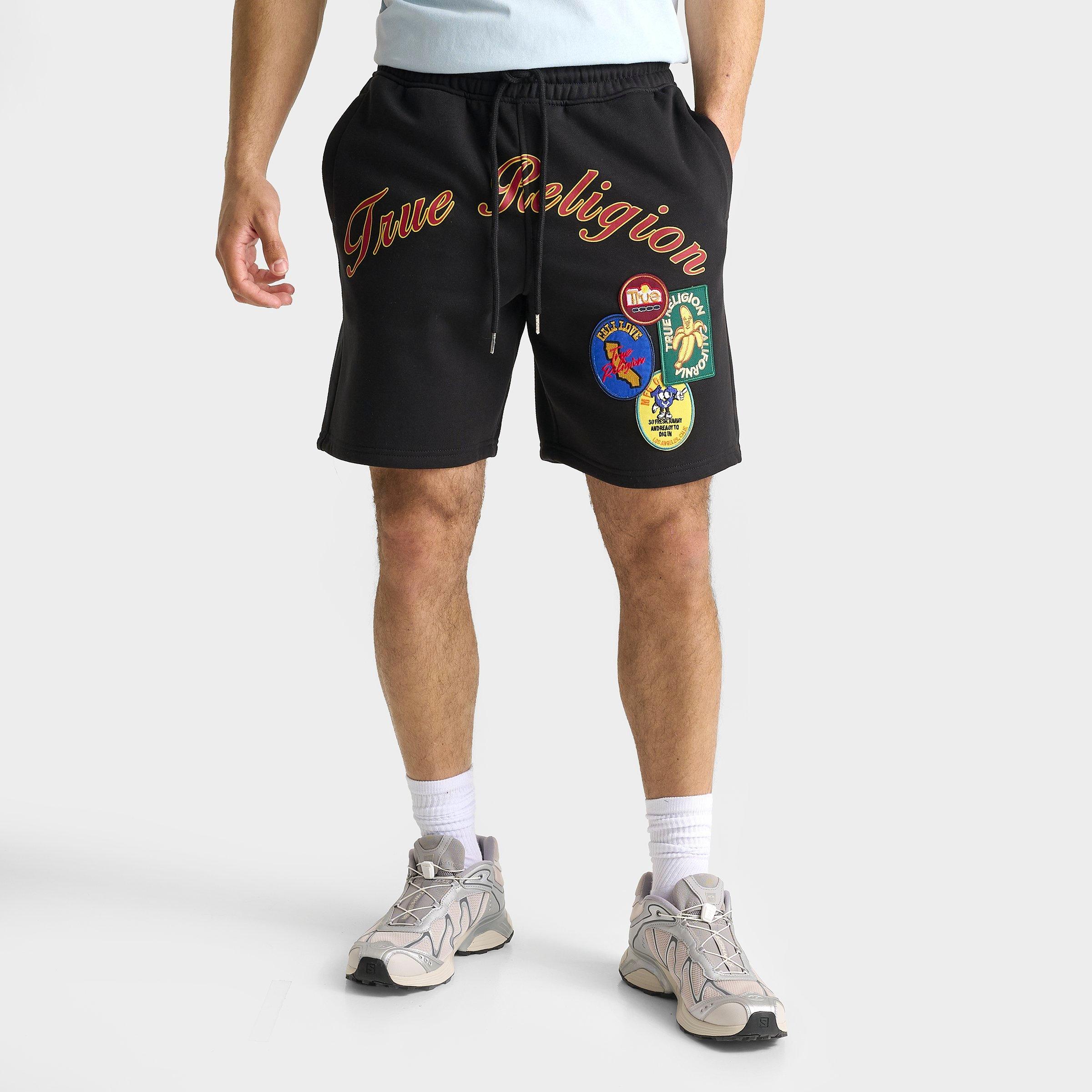 True Religion Orchard Stamps Fleece Shorts
