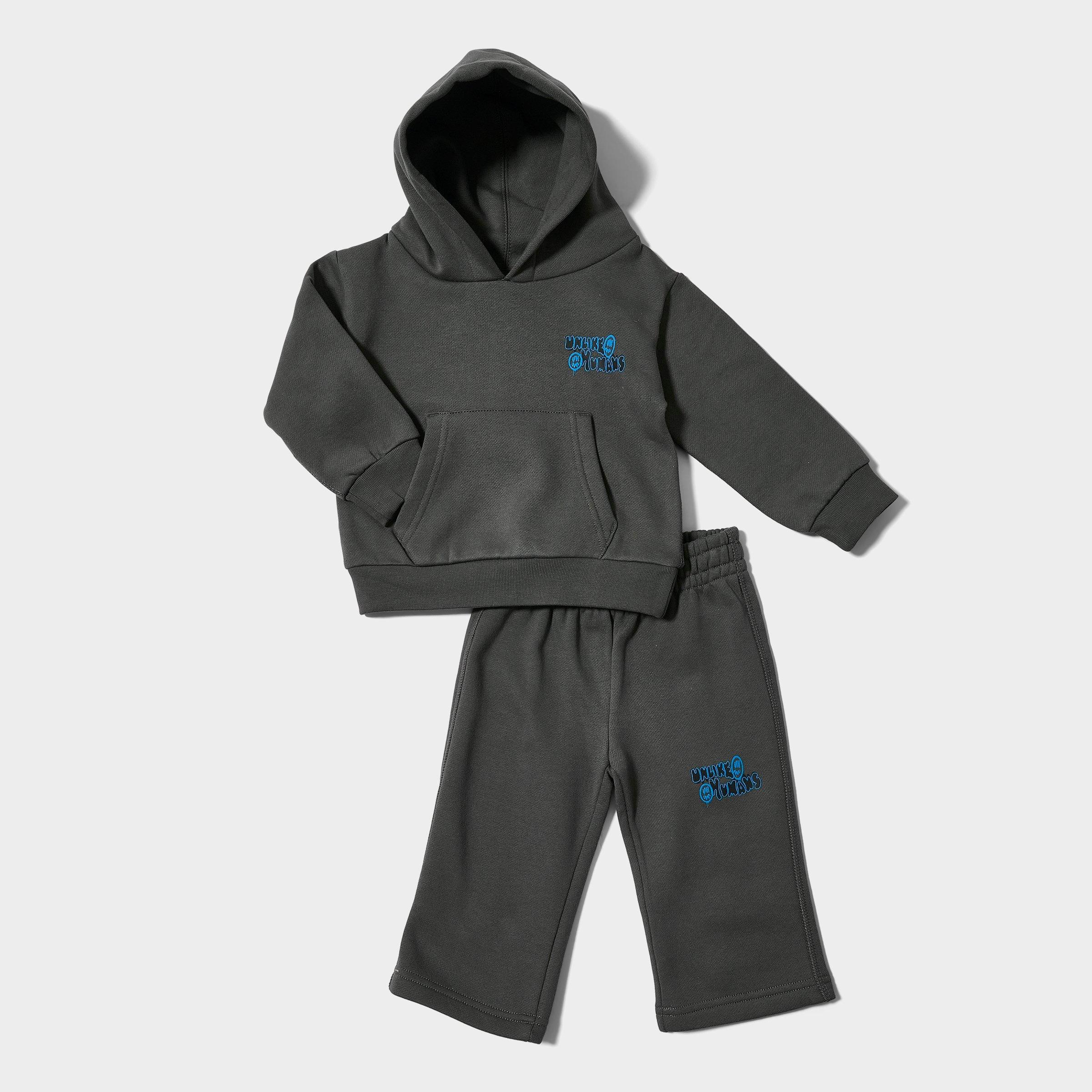 Unlike Humans Never Look Back Pullover Hoodie and Sweatpants Set