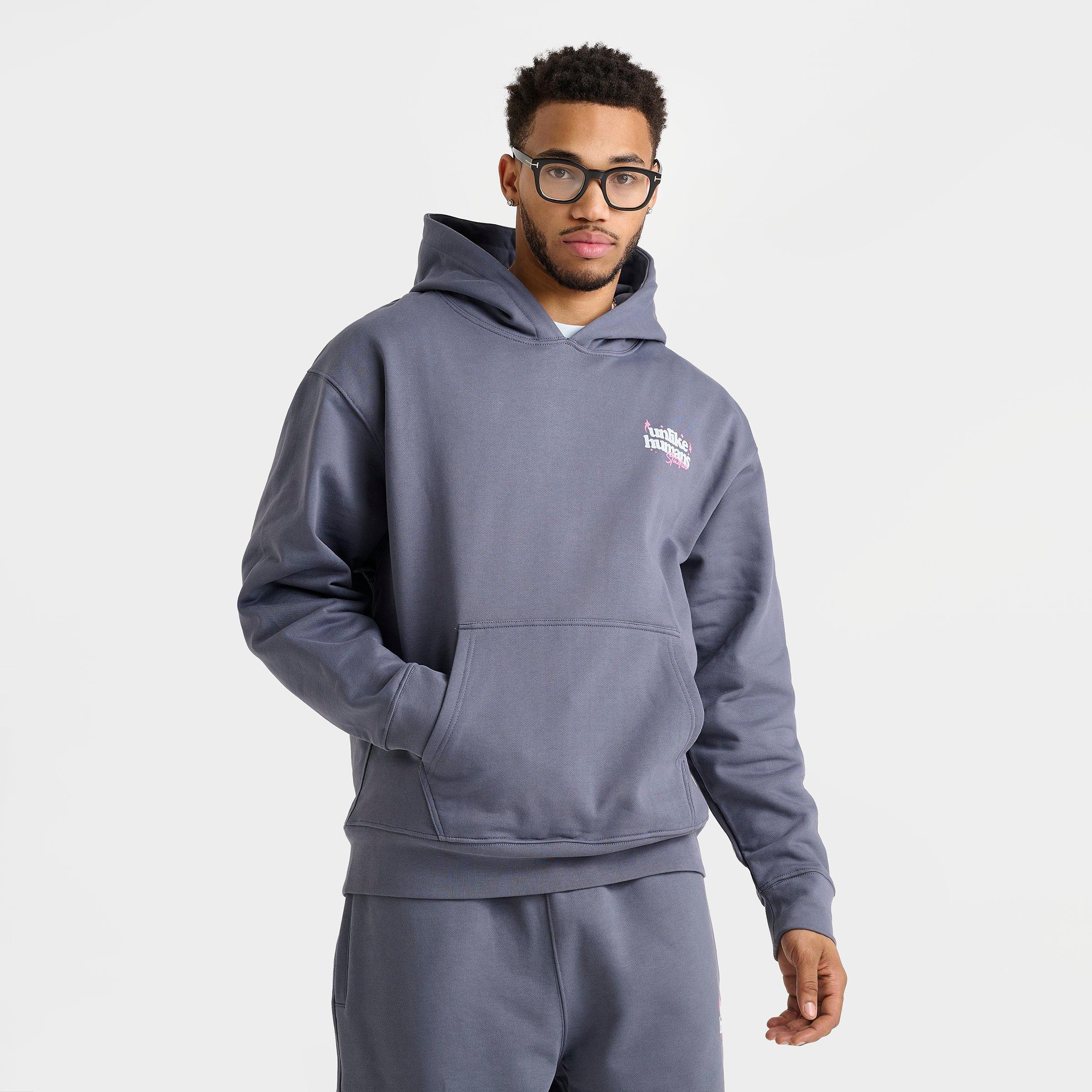 Unlike Humans Crafted Pullover Hoodie