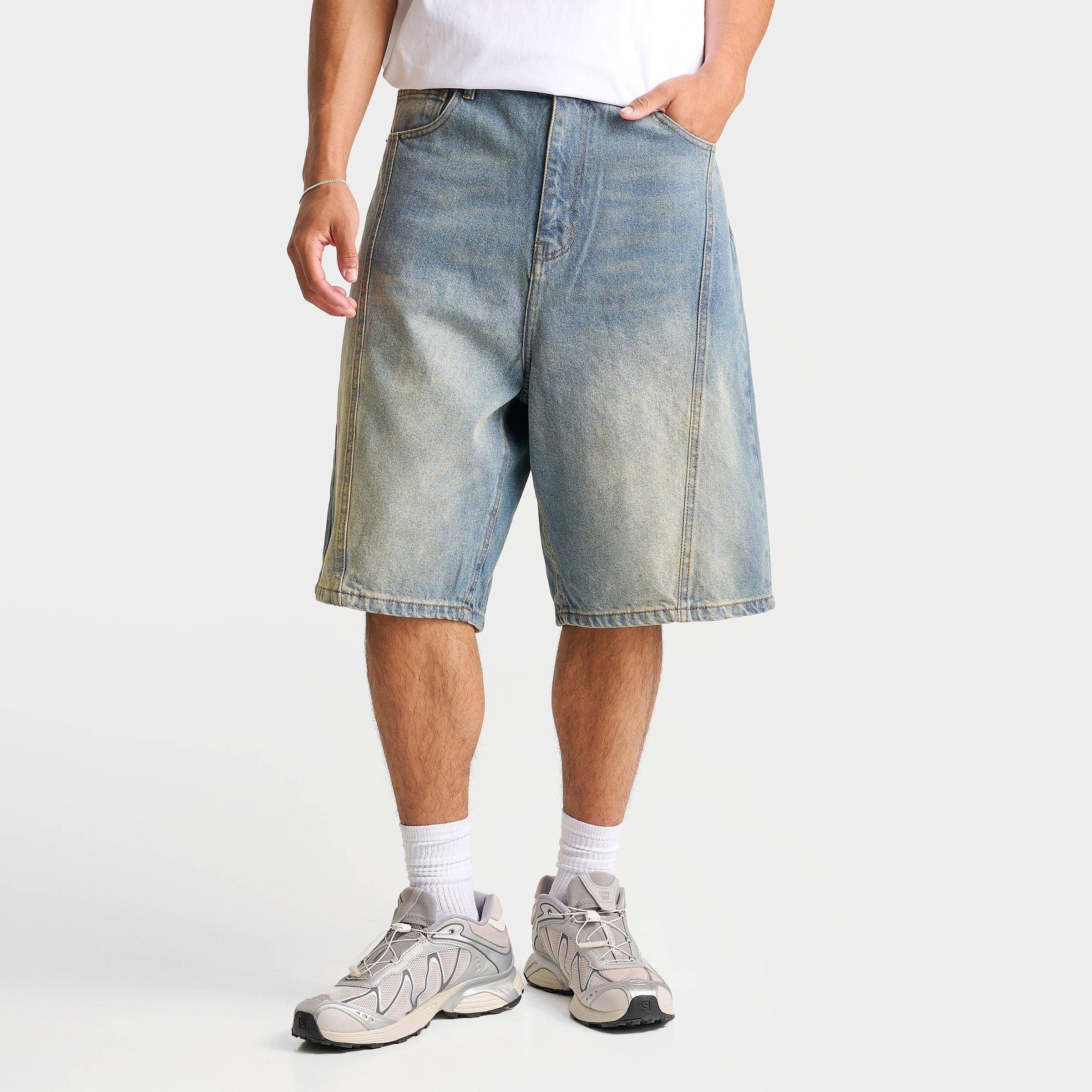 Unlike Humans Route Loose Denim Shorts